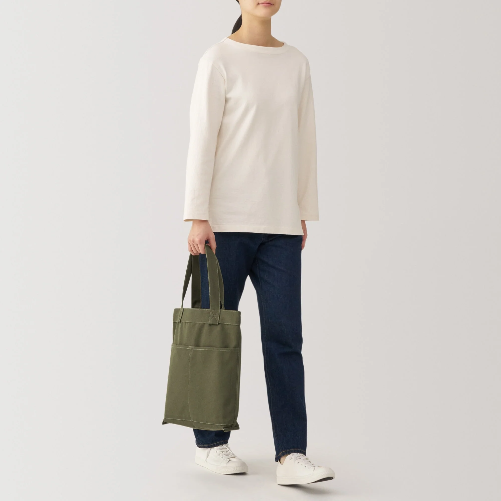 Canvas Tall Tote Bag - Image 16