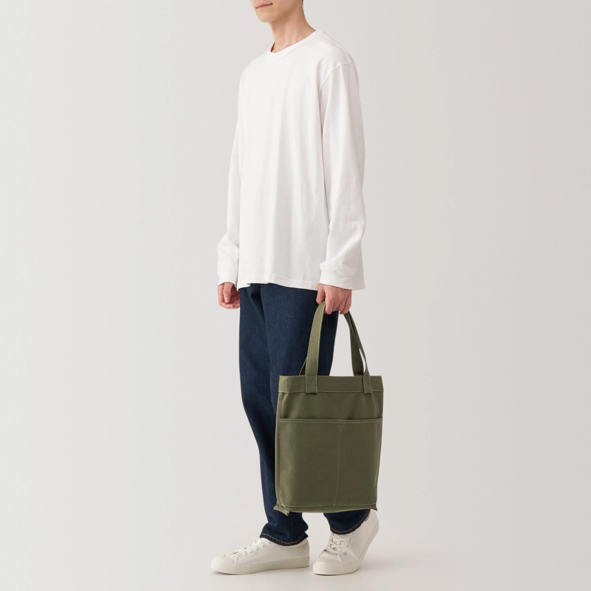 Canvas Tall Tote Bag - Image 17