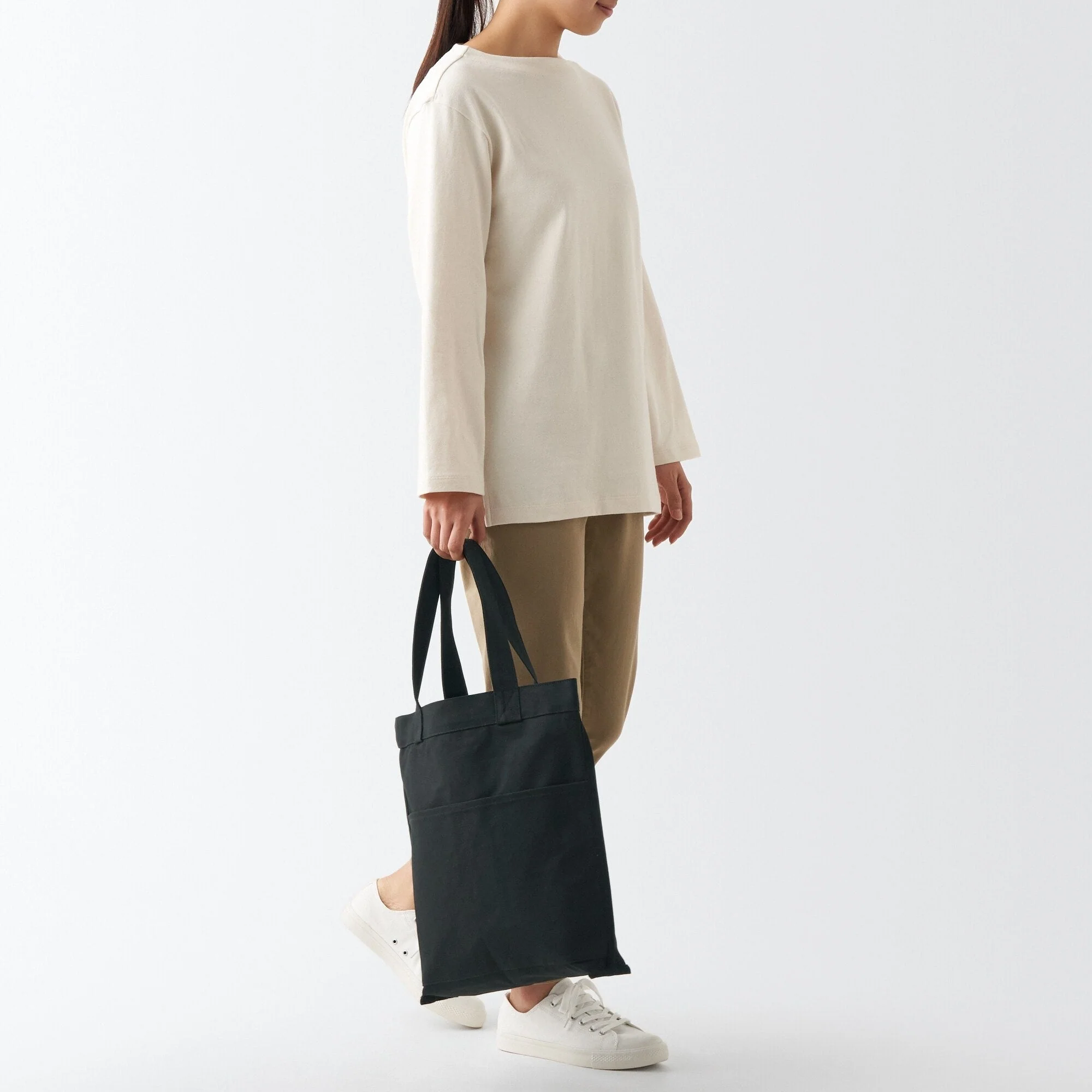 Canvas Tall Tote Bag - Image 7