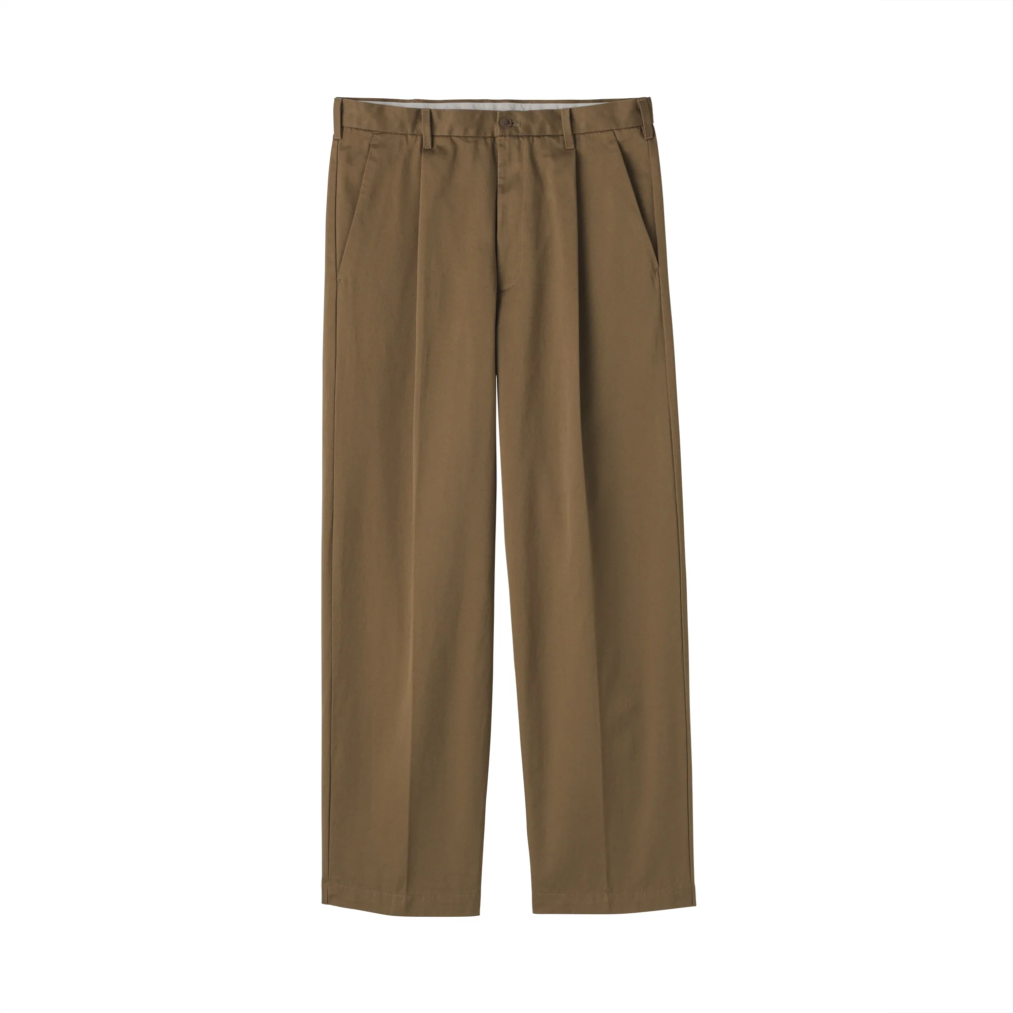 Chino Pleated Wide Pants - Image 2