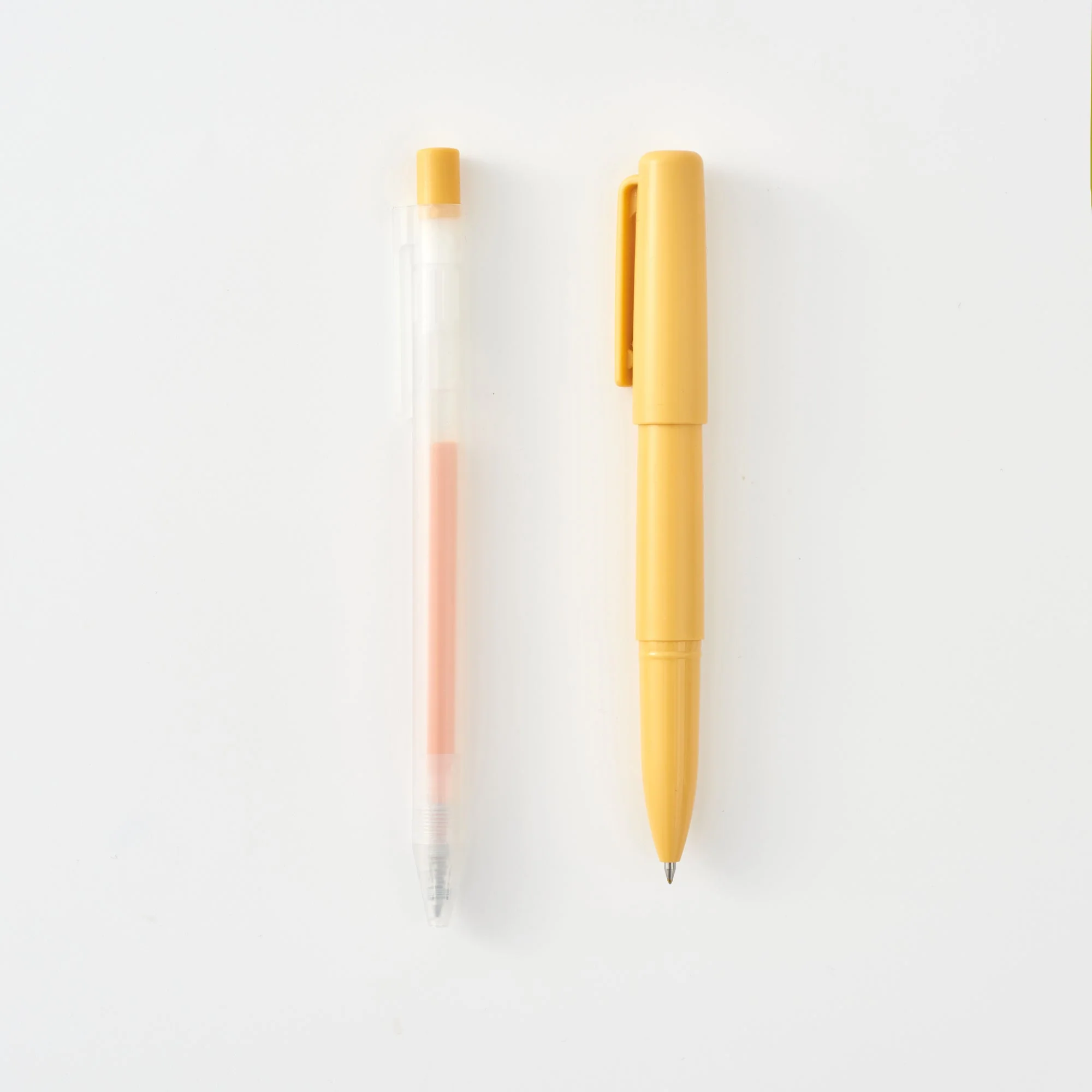Compact Gel Ink Ballpoint Pen Cap Type 0.5mm - Brown - Image 6