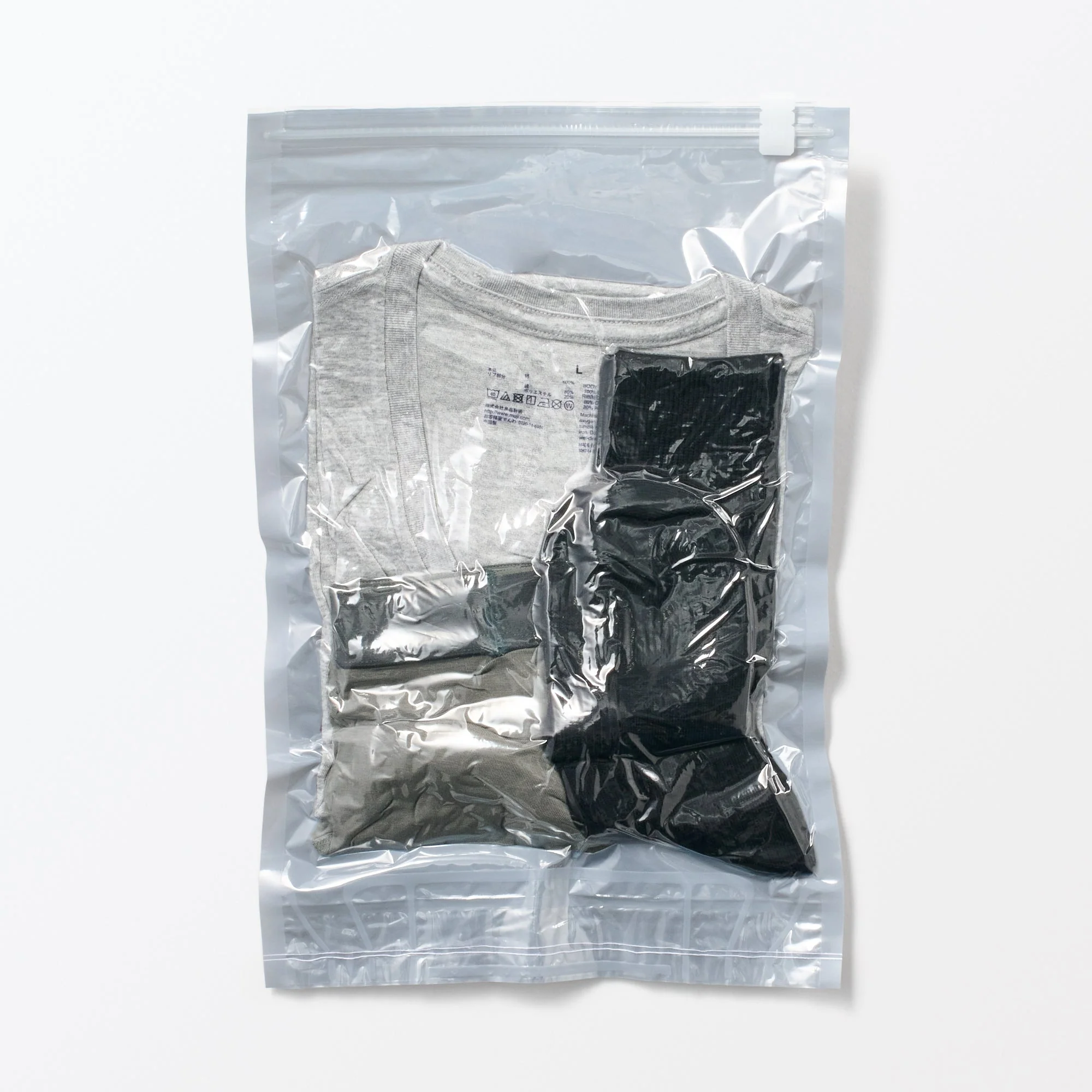 Compression Bag for Clothing (2 Pack) - (W10.2 x L15.7") - Image 3