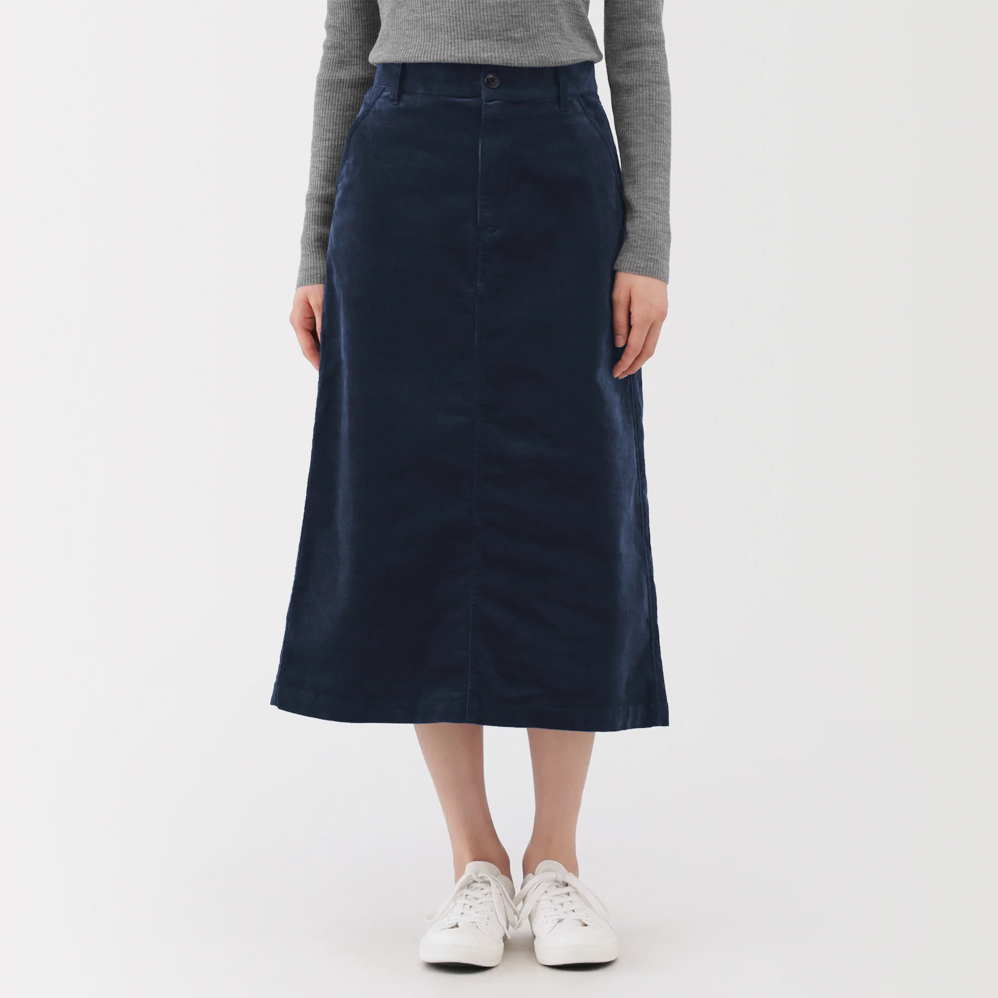 Corduroy Pencil Skirt - Image 15