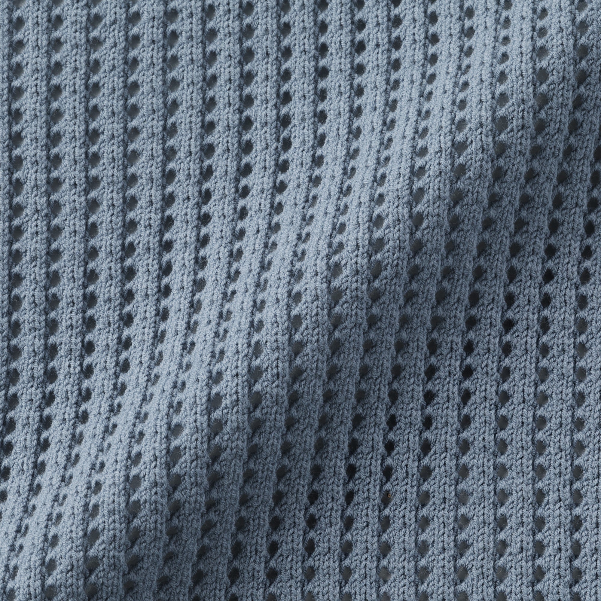 Cotton Blend Mesh Sweater - Image 16