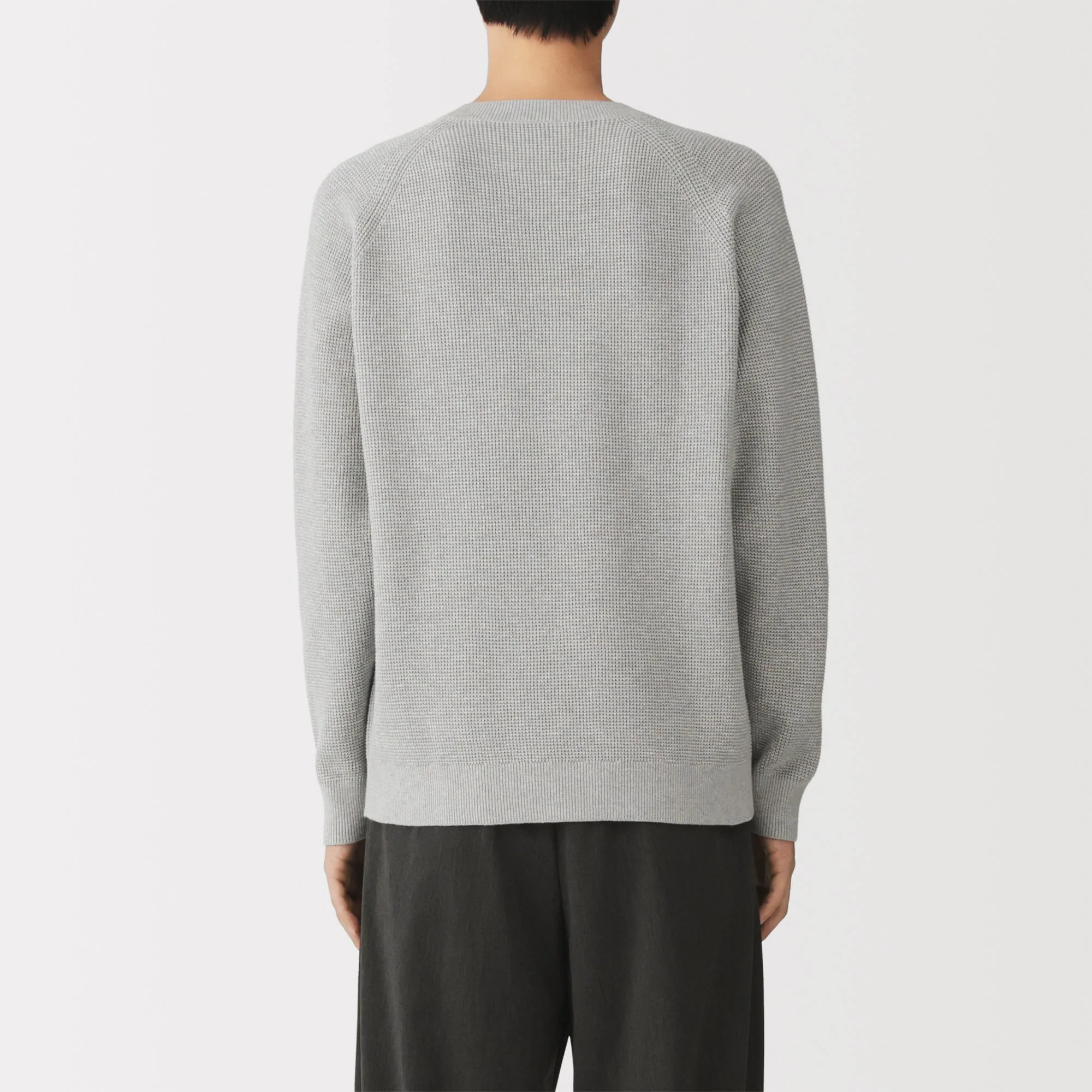 Cotton Blend Waffle Sweater - Image 13