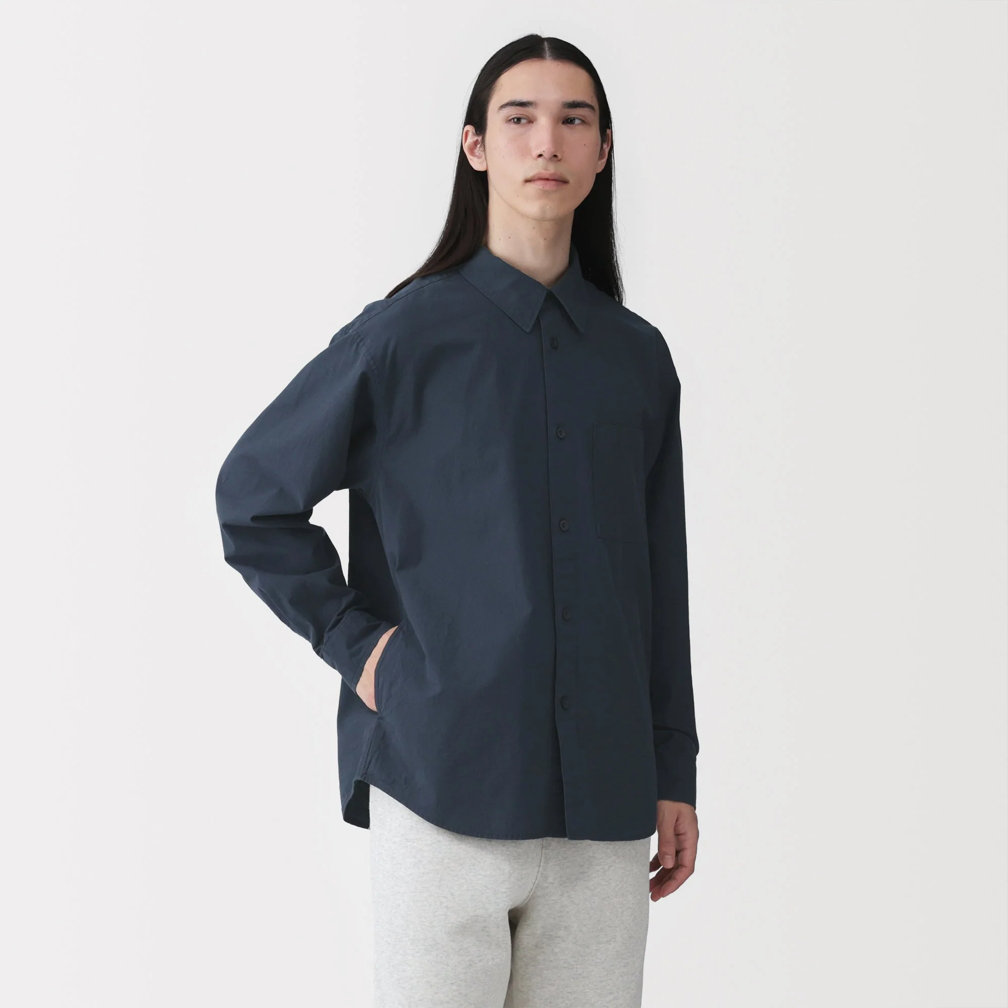 Cotton Broadcloth Overshirt - Image 12