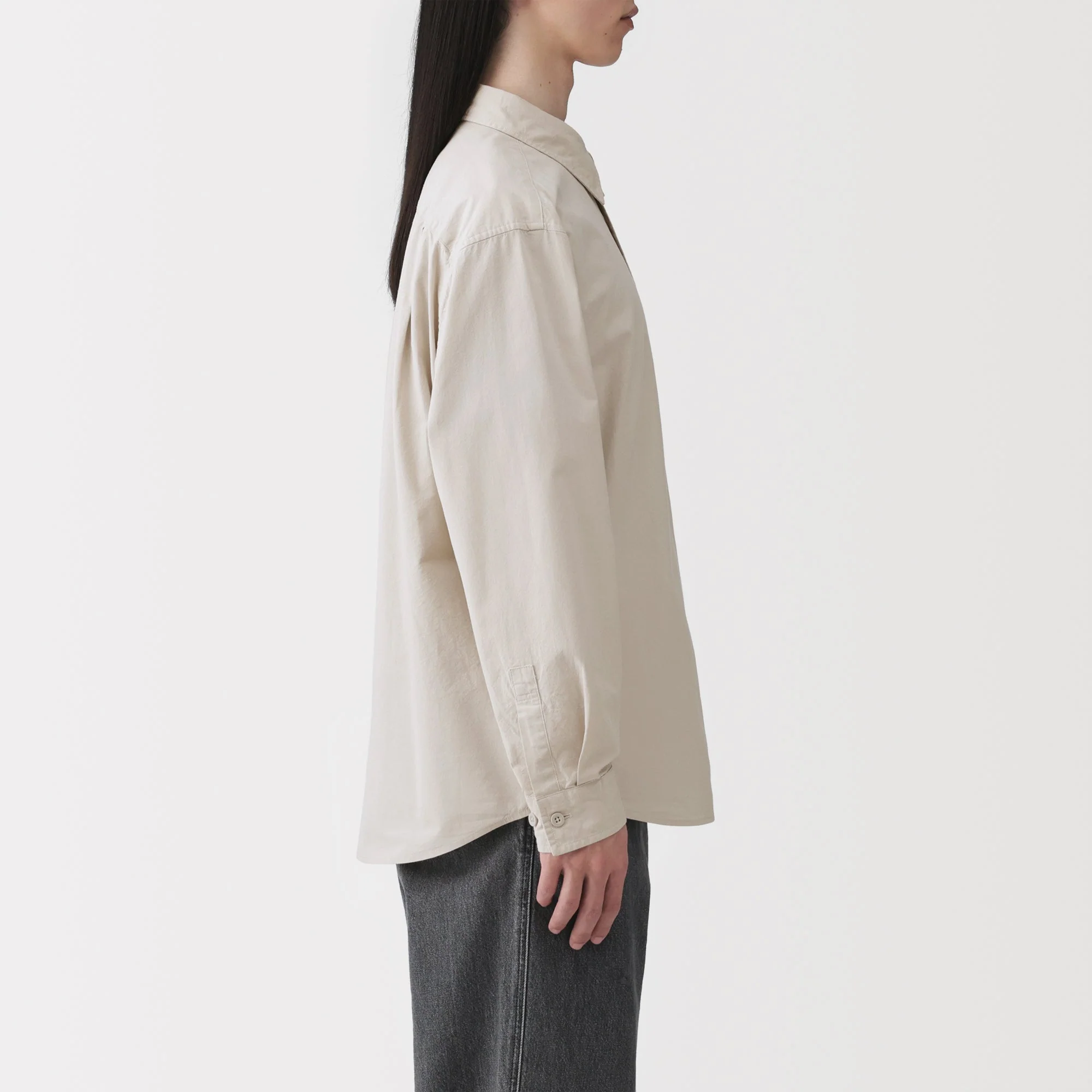 Cotton Broadcloth Overshirt - Image 5