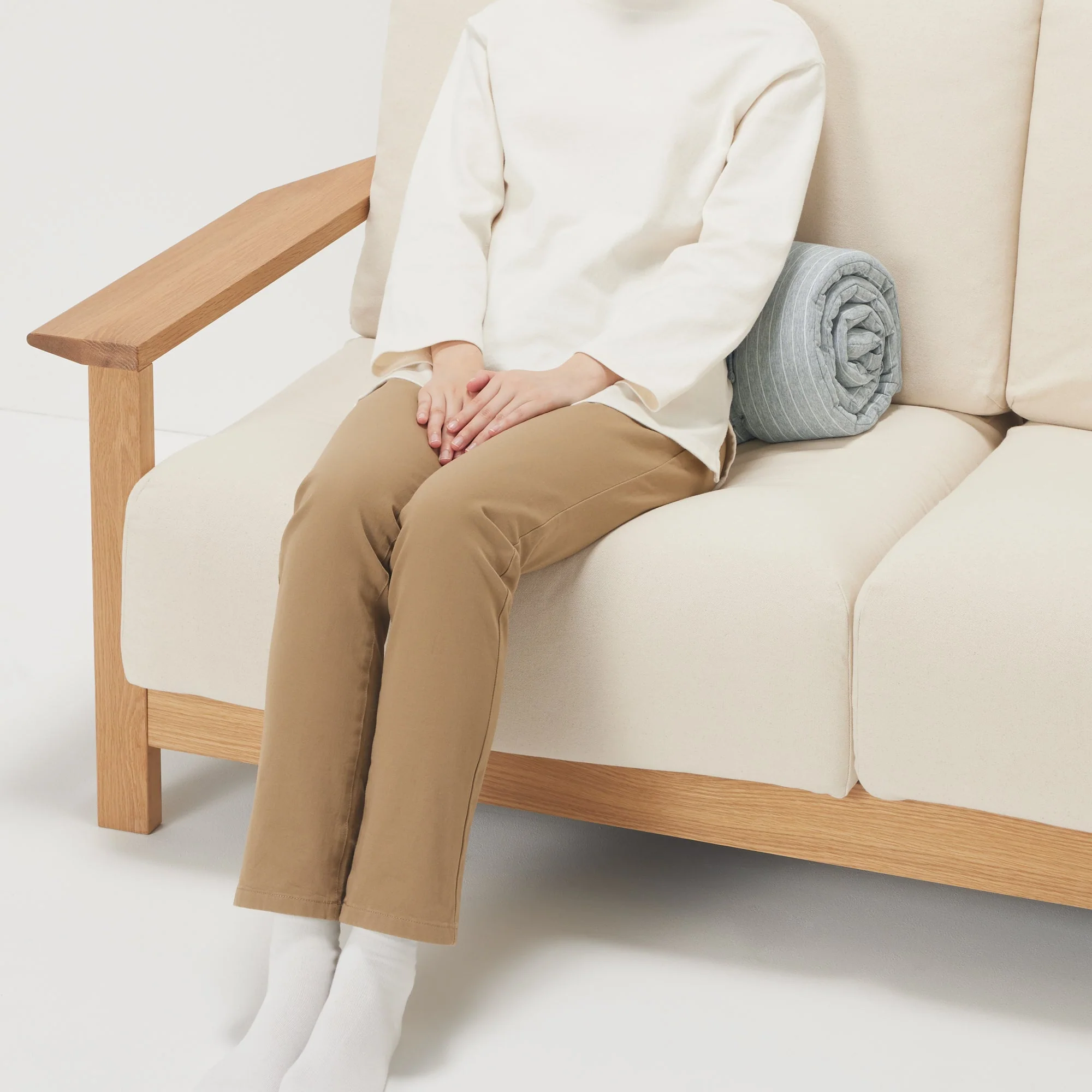 Cotton Cool Touch Long Seat Cushion - Image 5