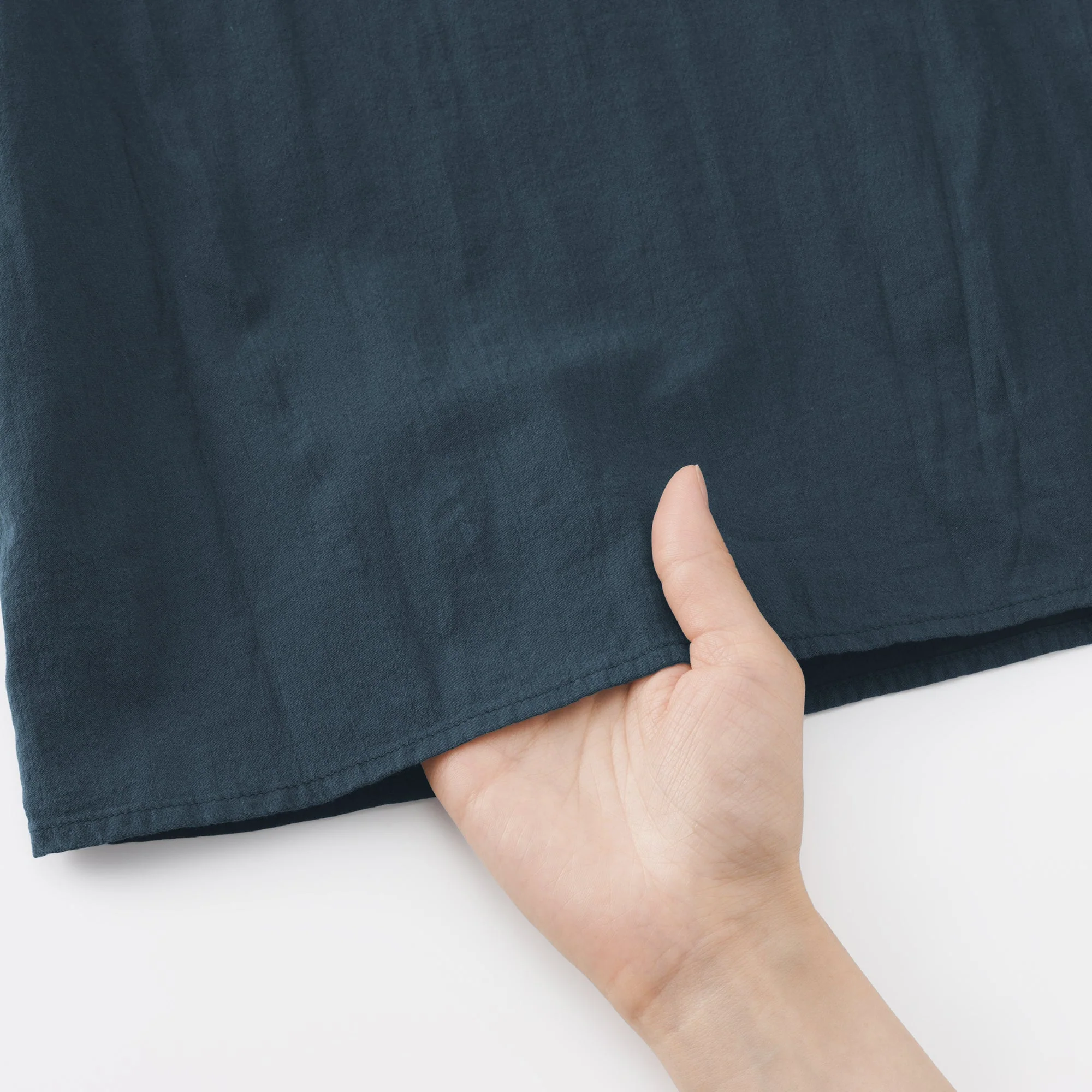 Cotton Crepe Skirt Pants - Image 12