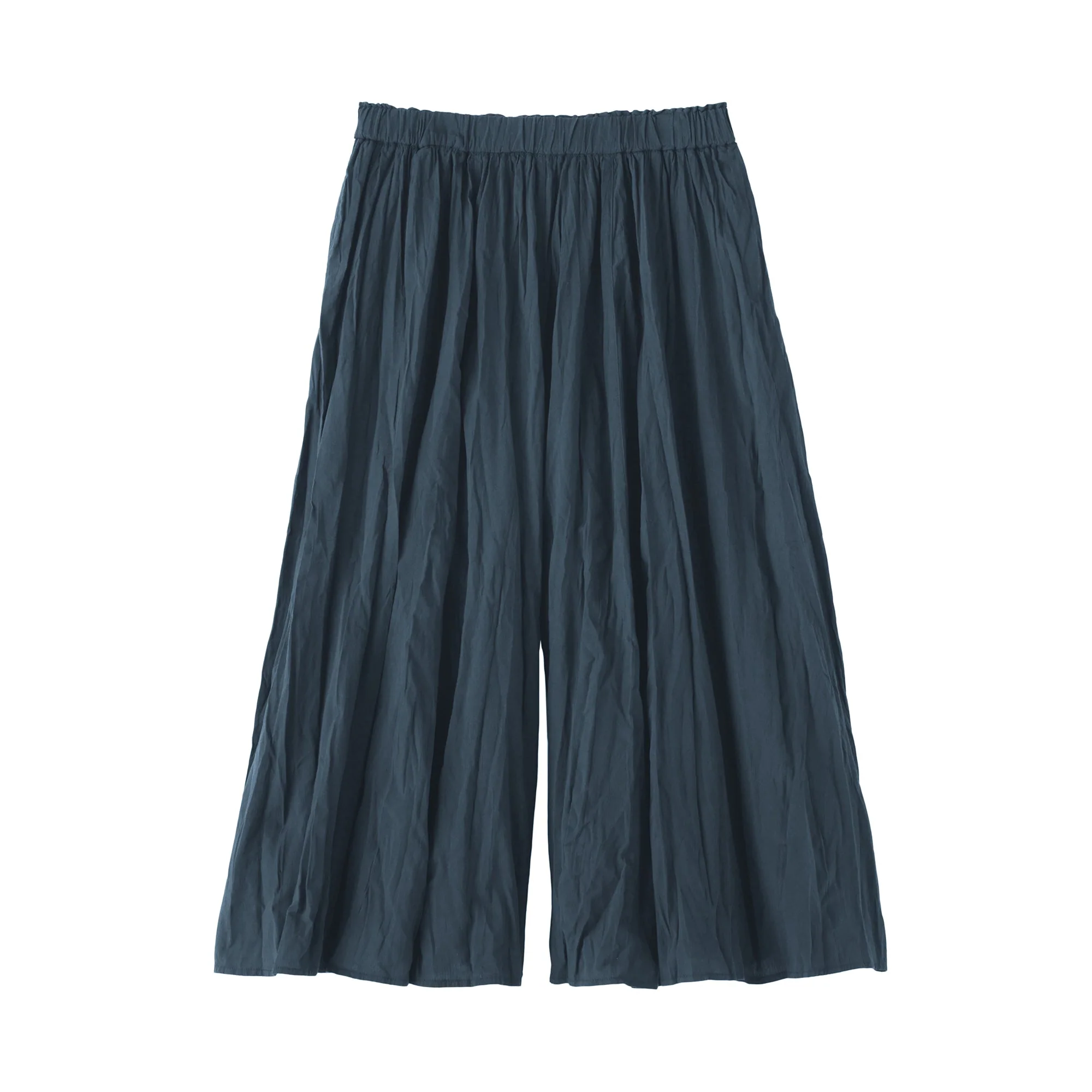 Cotton Crepe Skirt Pants - Image 2