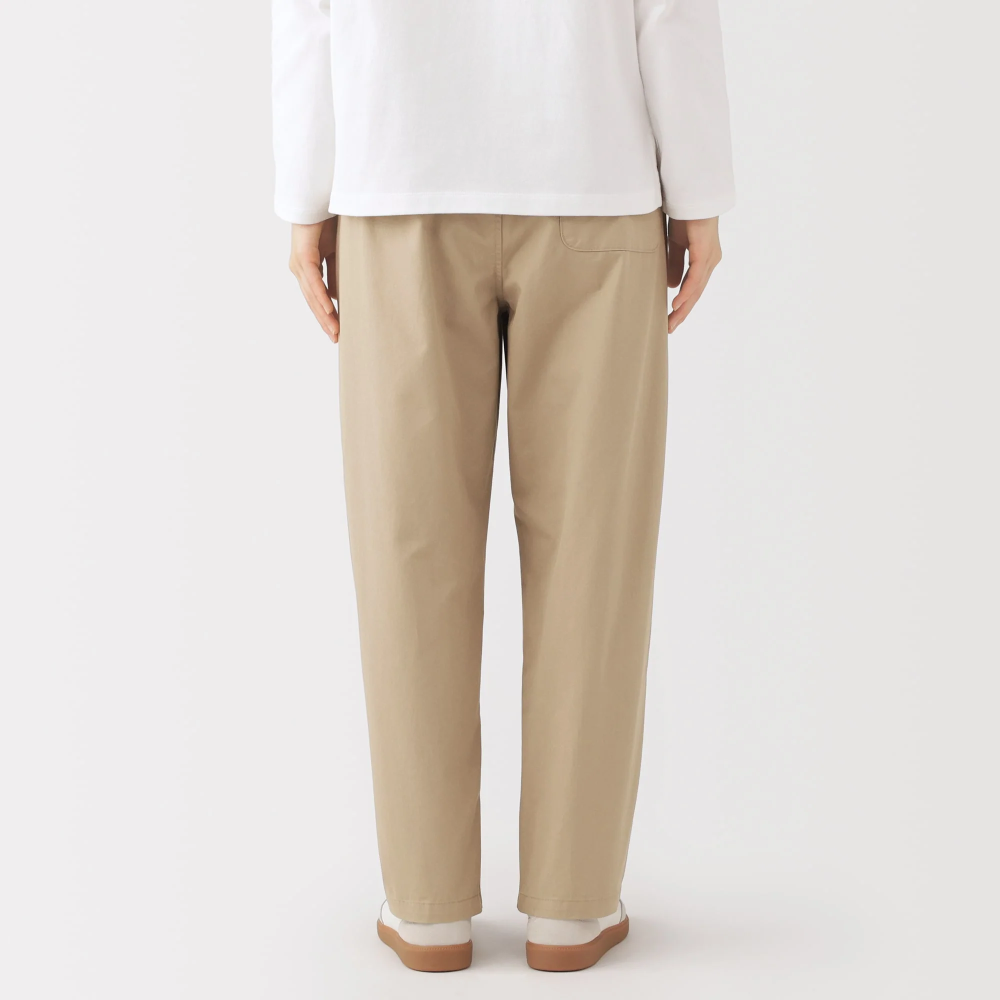 Cotton Easy Tapered Trousers - Image 24