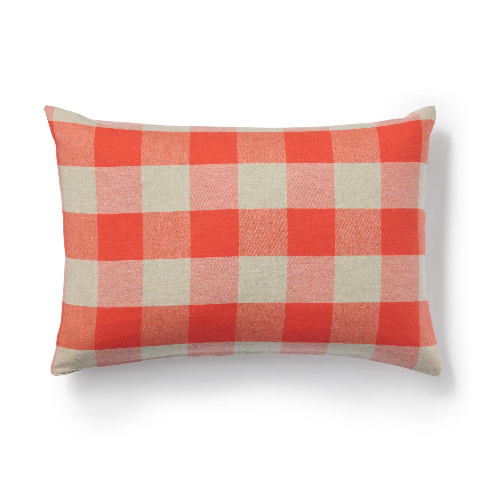 Cotton Flannel Checkered Pillowcase