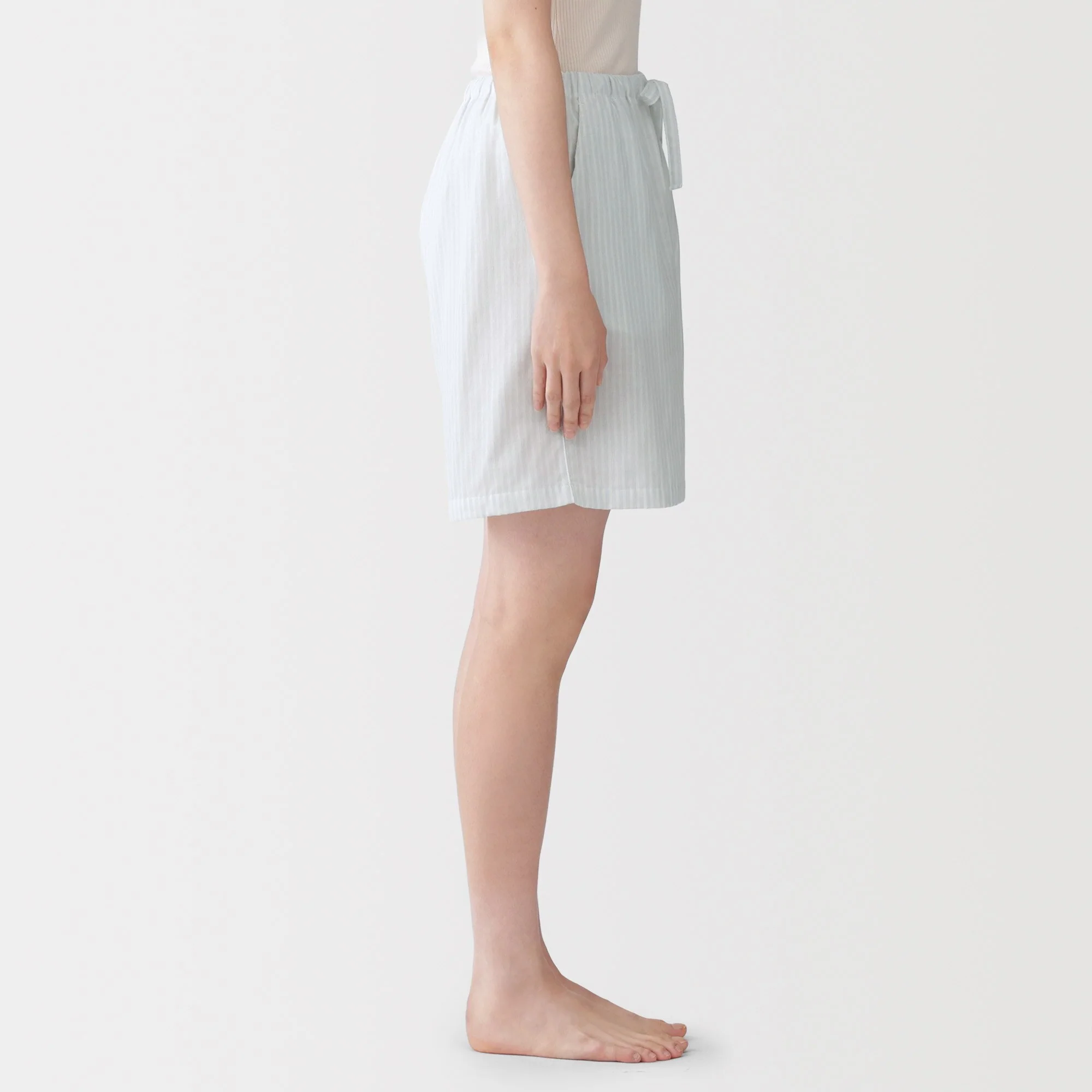 Cotton Gauze Half Pants - Image 13