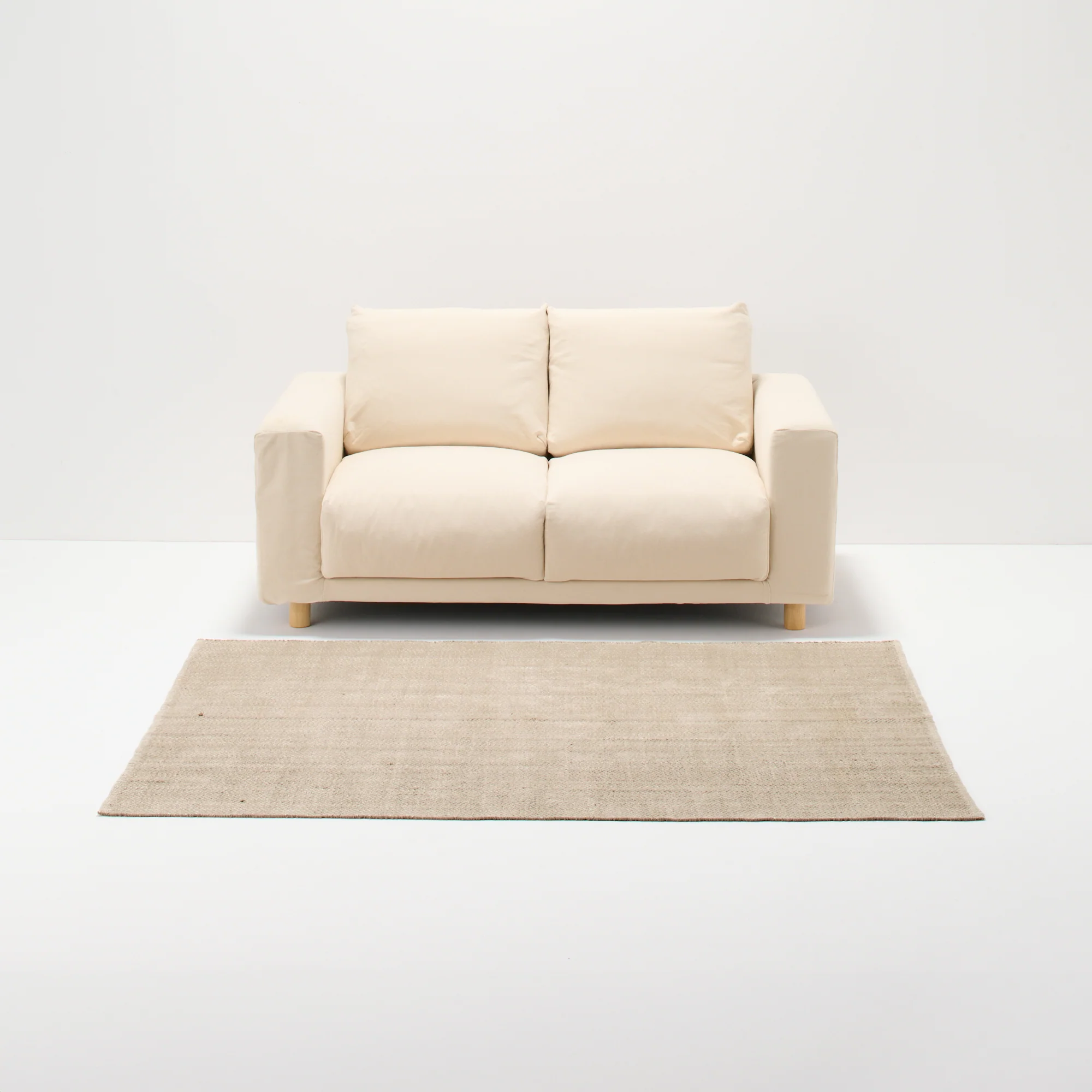 Cotton Hand Woven Floor Rug (W55.1 x L76.8")