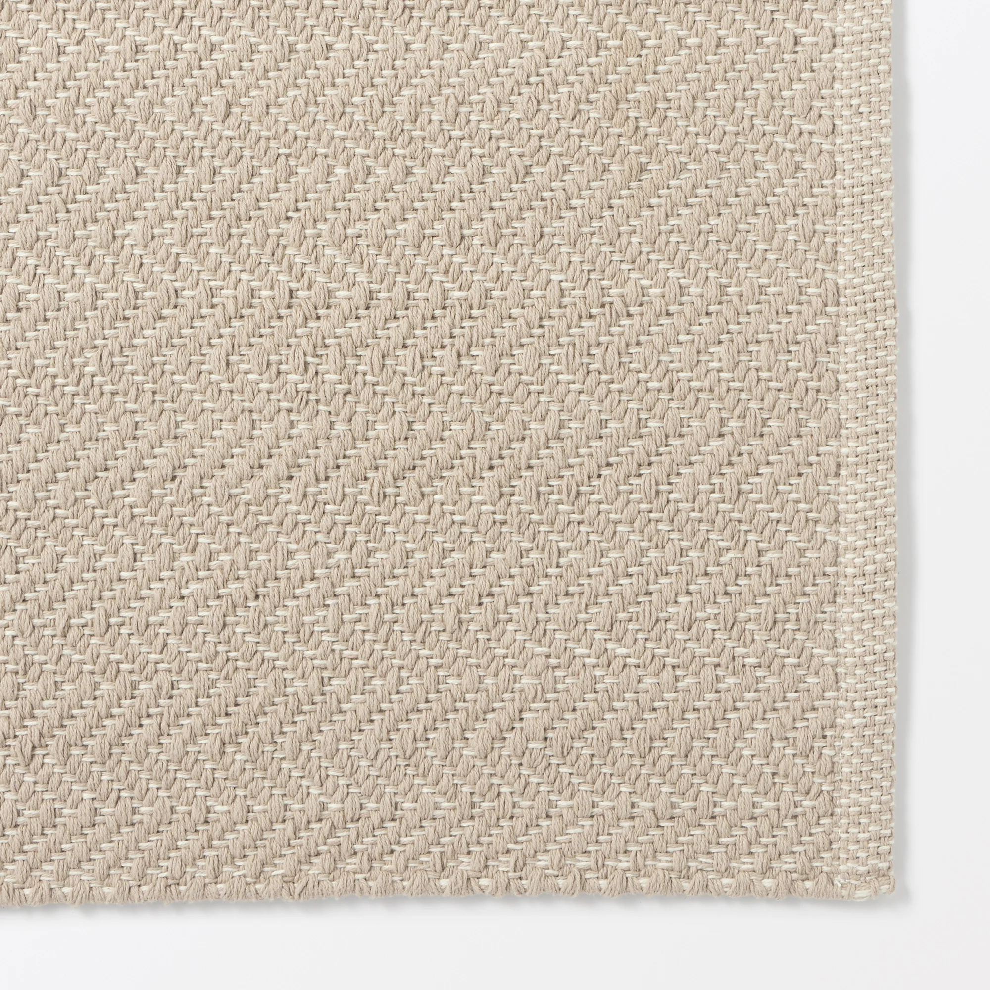 Cotton Hand Woven Floor Rug (W55.1 x L76.8") - Image 2