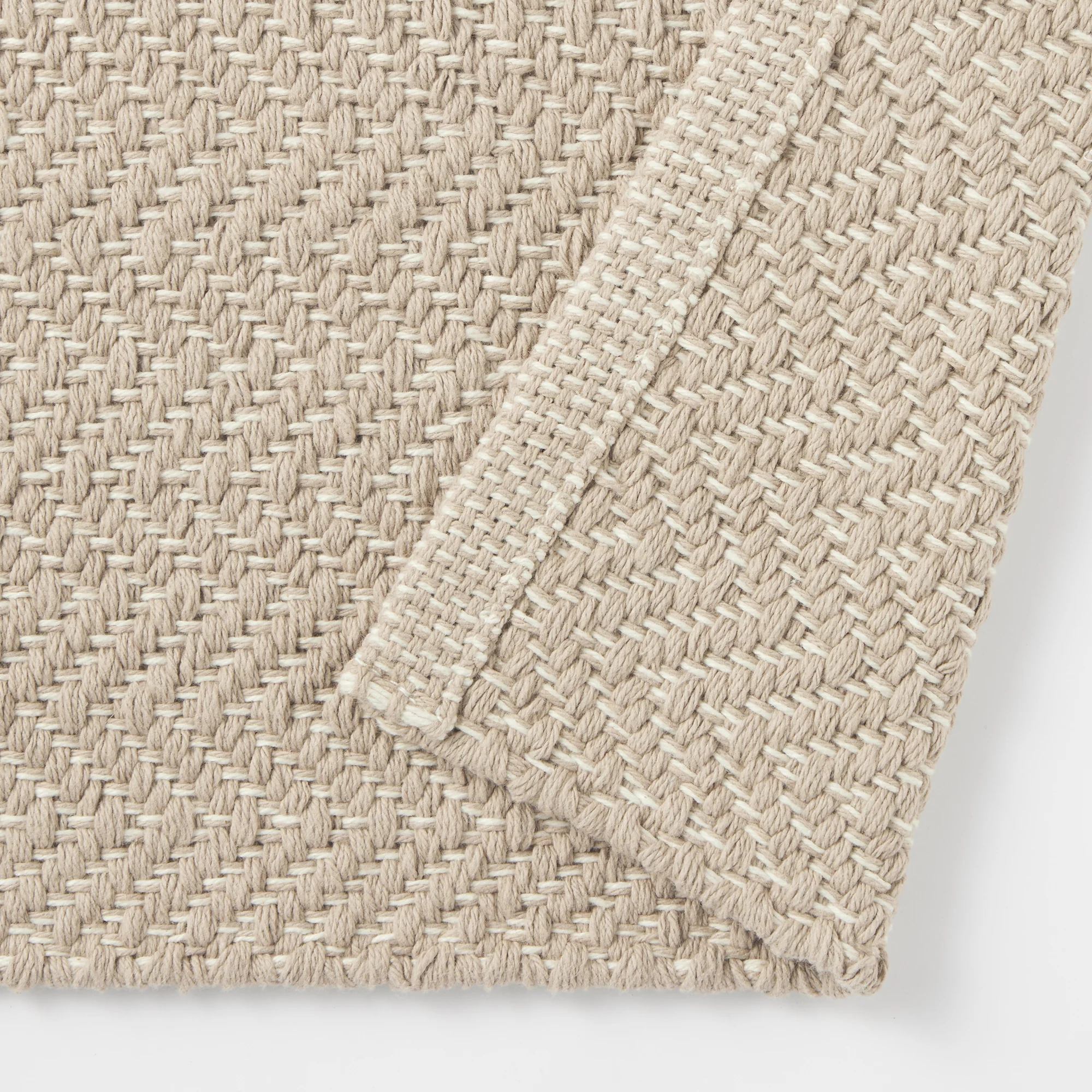 Cotton Hand Woven Floor Rug (W55.1 x L76.8") - Image 4