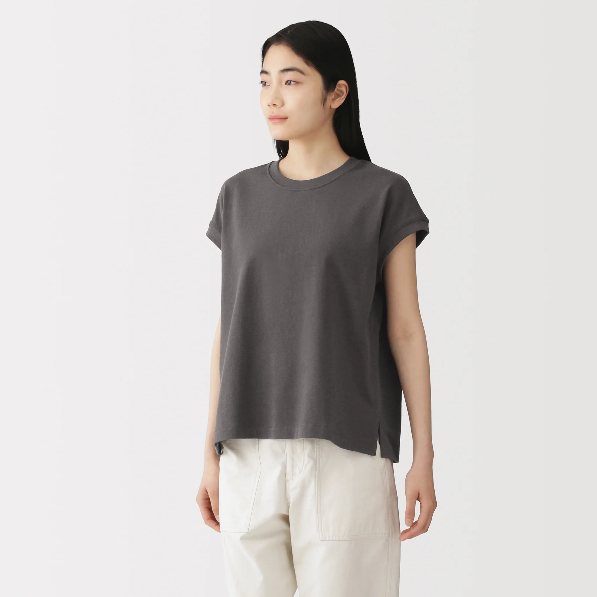 Cotton Jersey French Sleeve T-Shirt - Image 12