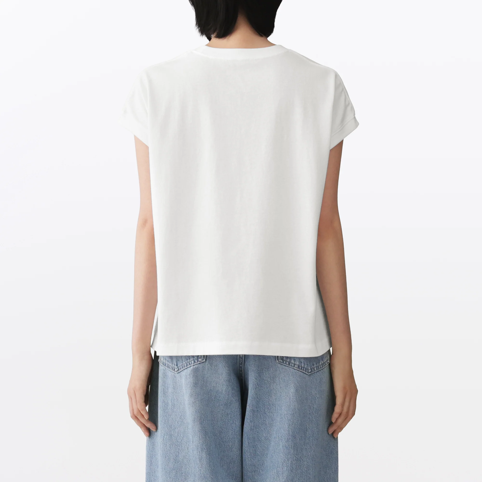 Cotton Jersey French Sleeve T-Shirt - Image 49