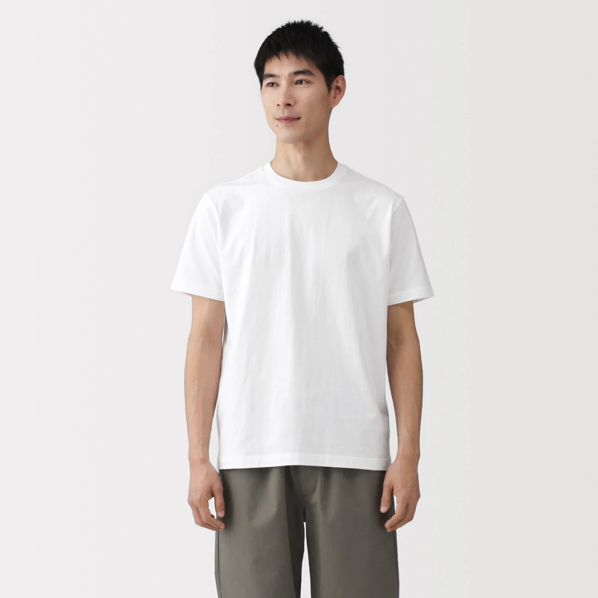 Cotton Jersey Crewneck T-Shirt - Image 3