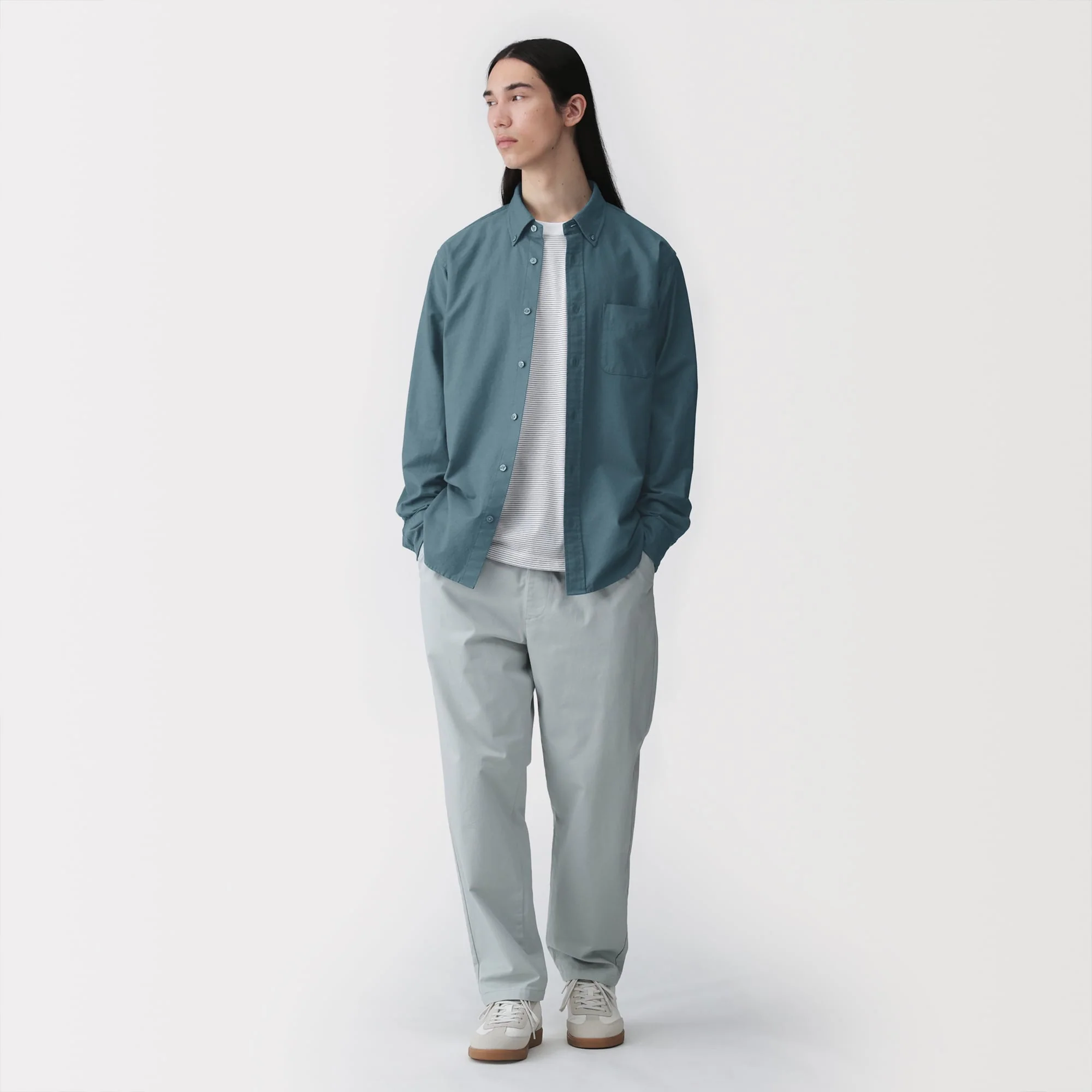 Cotton Oxford Shirt - Image 35