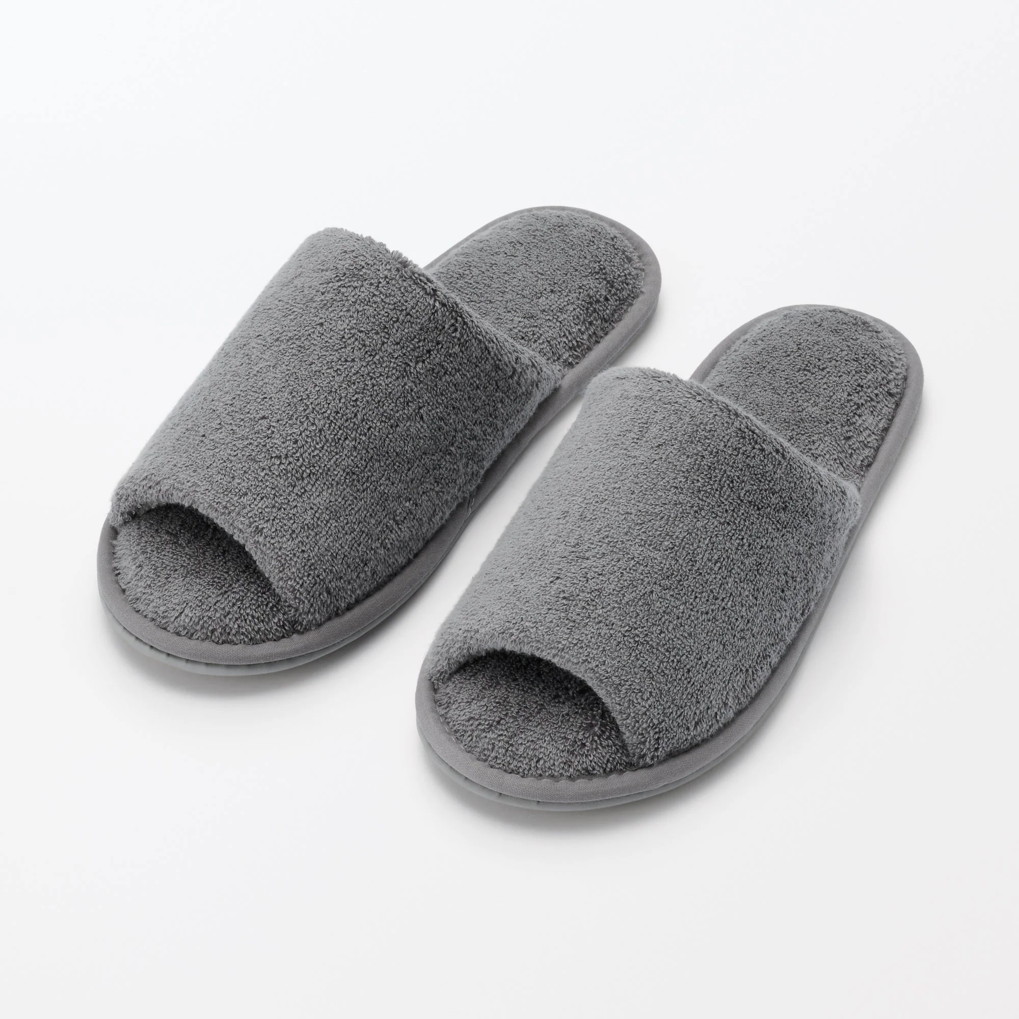 Cotton Pile Open Toe Slippers - Image 10