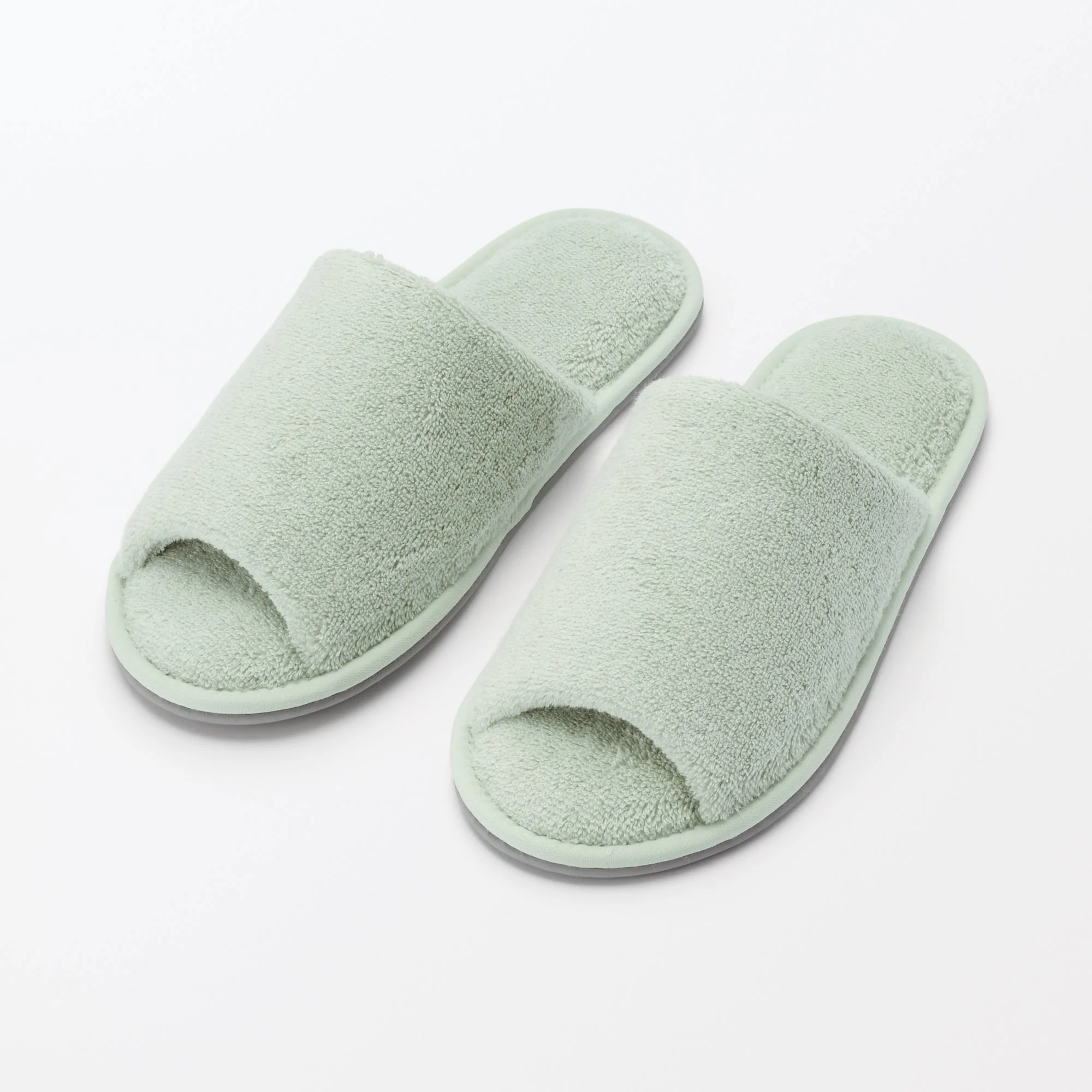 Cotton Pile Open Toe Slippers - Image 17