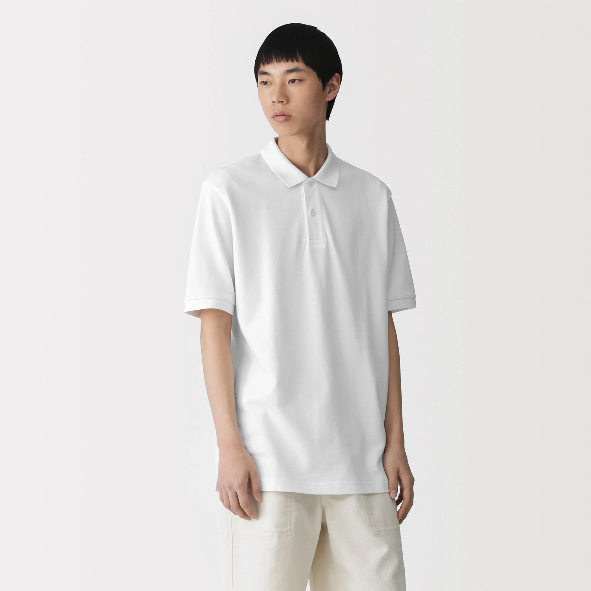 Cotton Pique Polo Shirt - Image 11