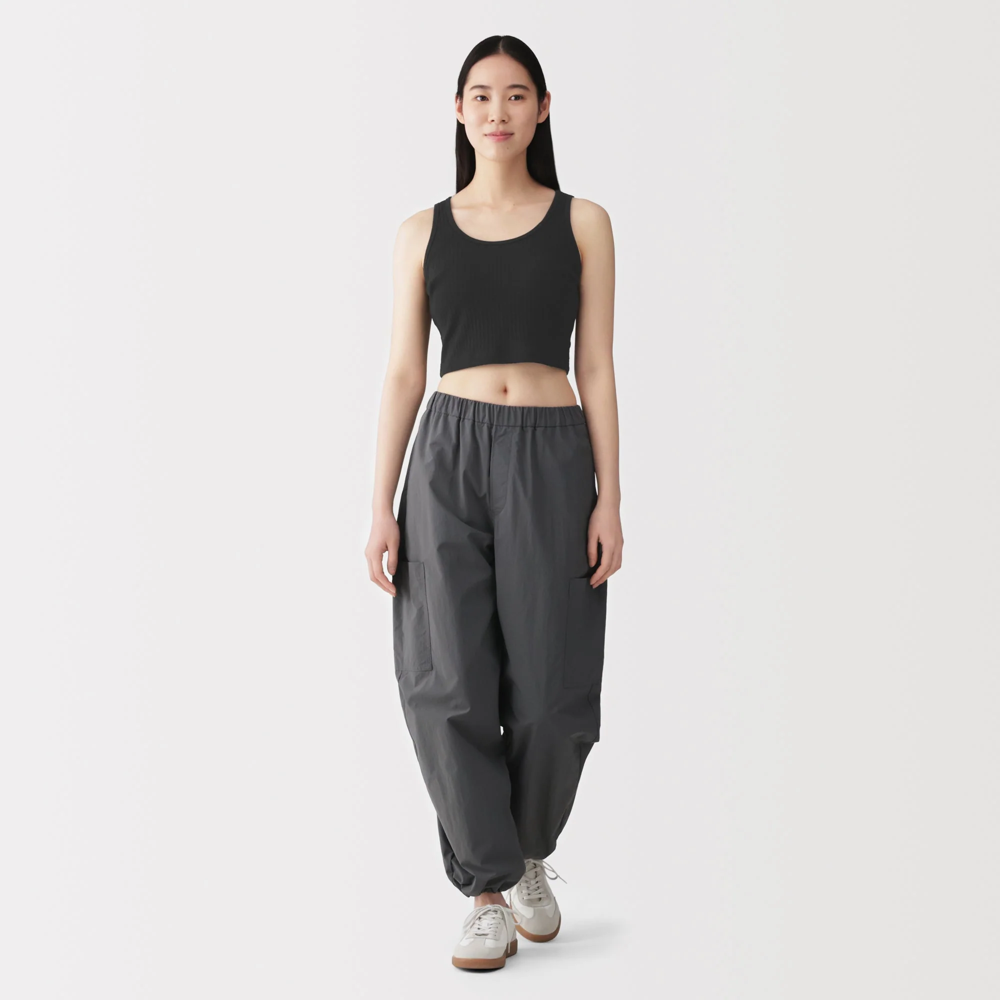 Cotton Rib Bra Tank Top - Image 4