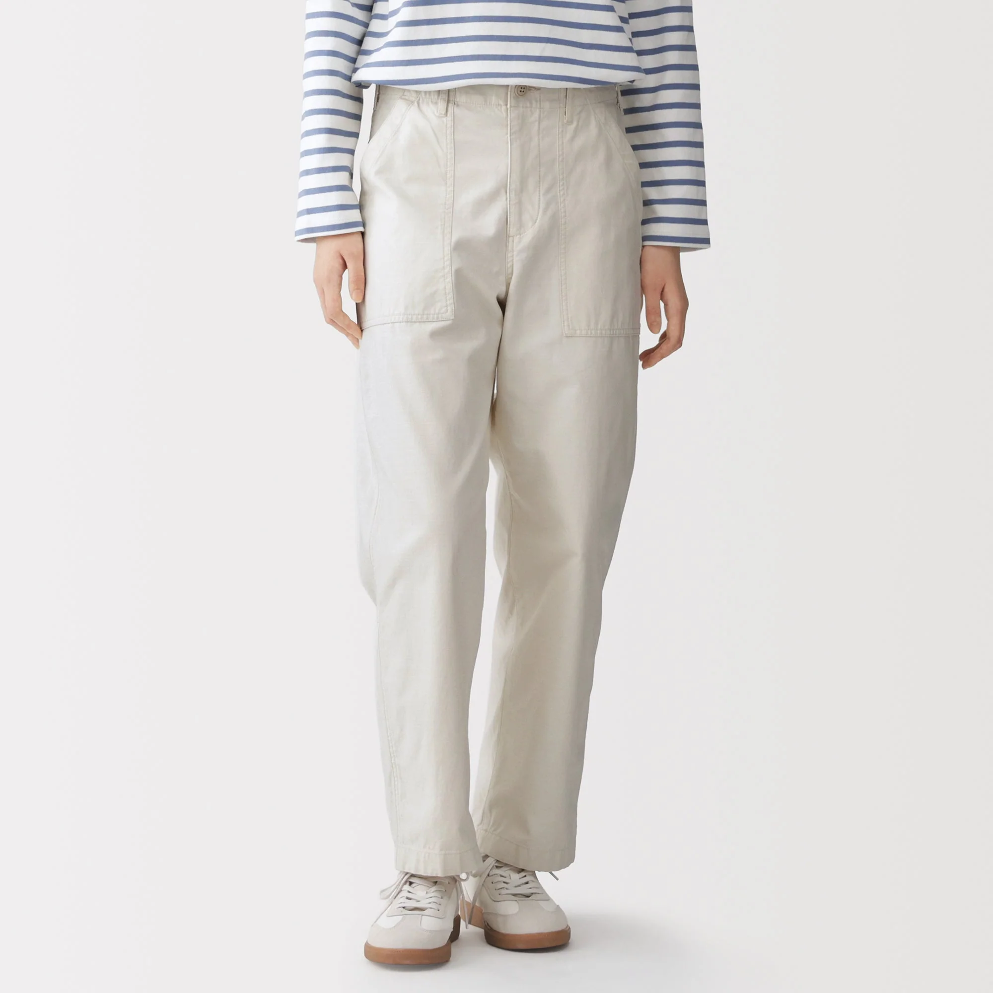Cotton Satin Baker Pants - Image 23