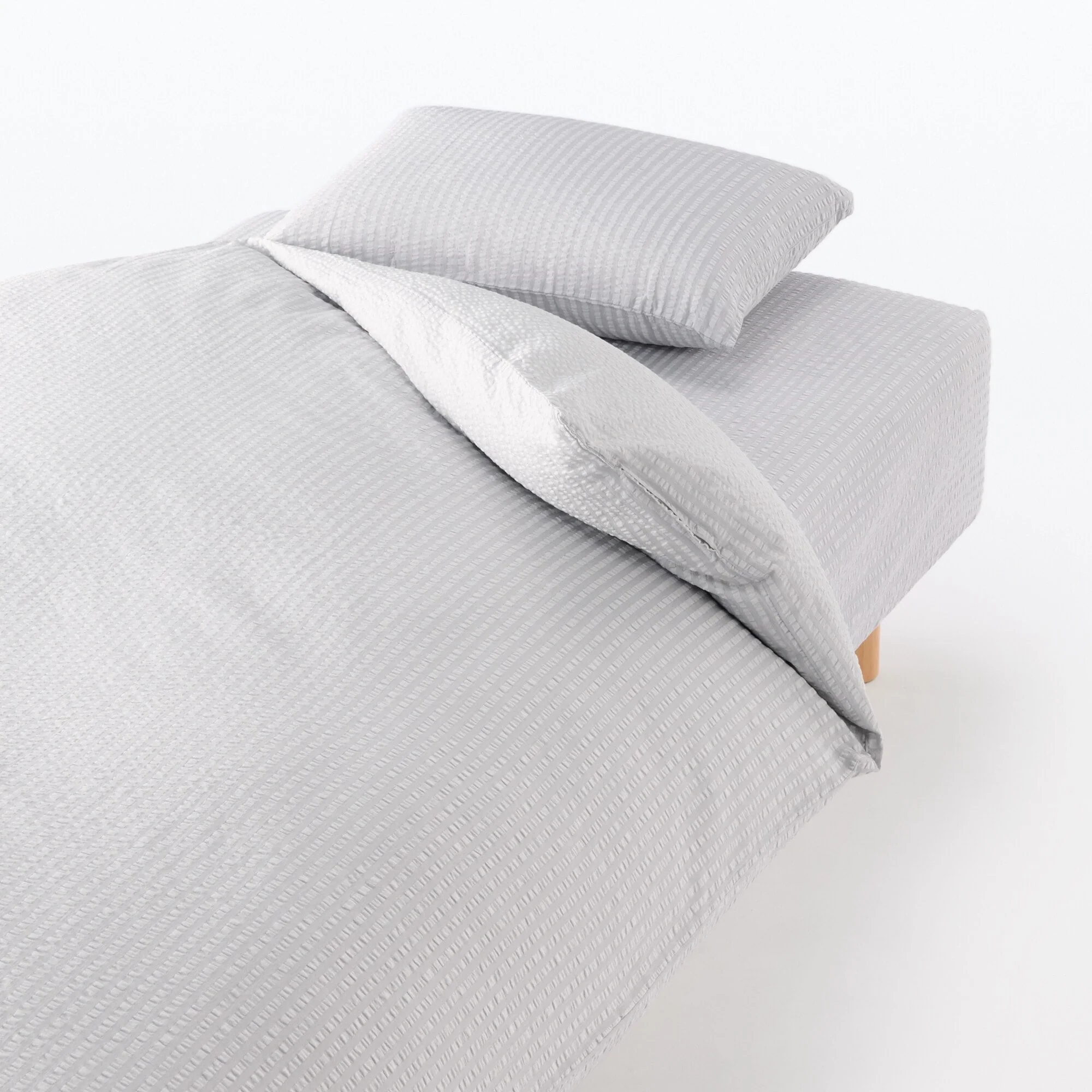 Cotton Seersucker Duvet Cover - Image 15