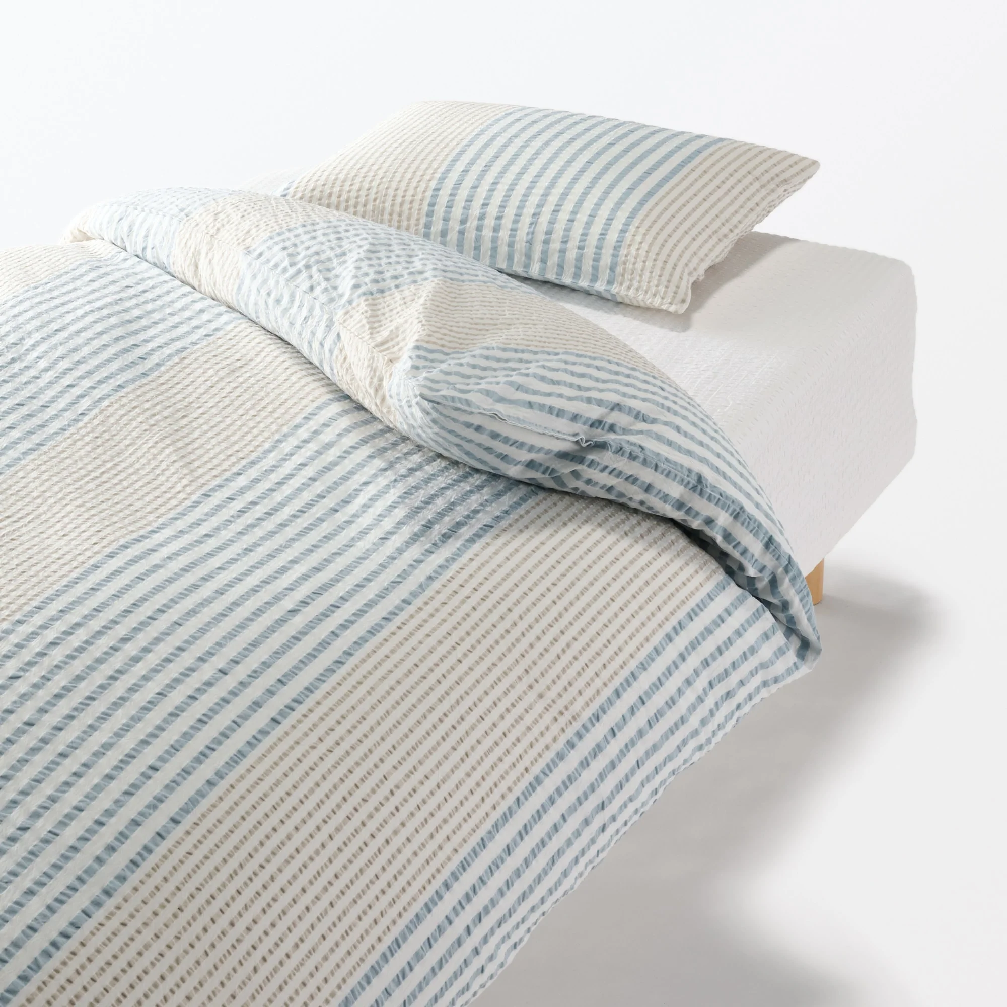 Cotton Seersucker Duvet Cover - Image 33