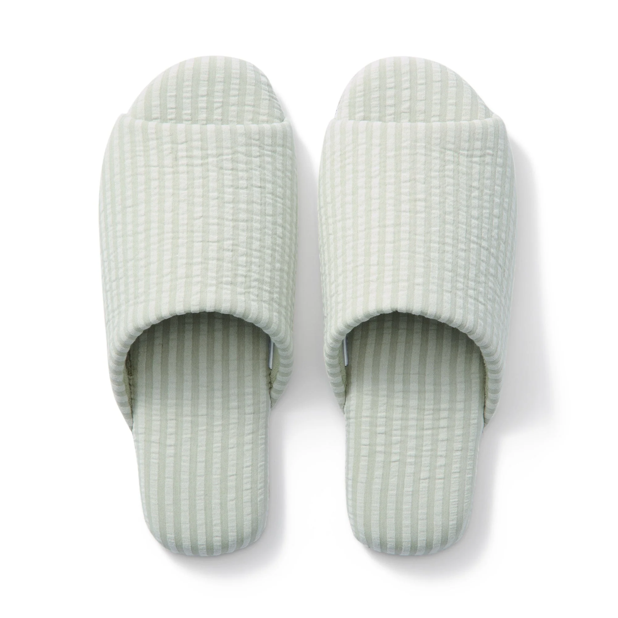 Cotton Seersucker Soft Slippers