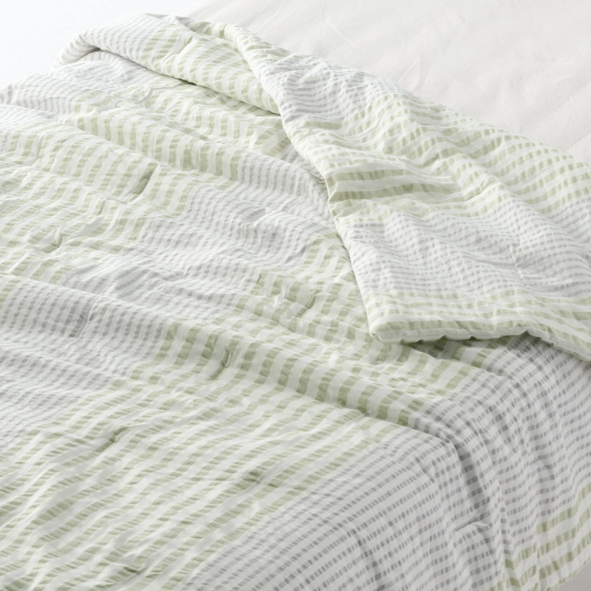 Cotton Seersucker Thin Duvet - Queen - Image 15