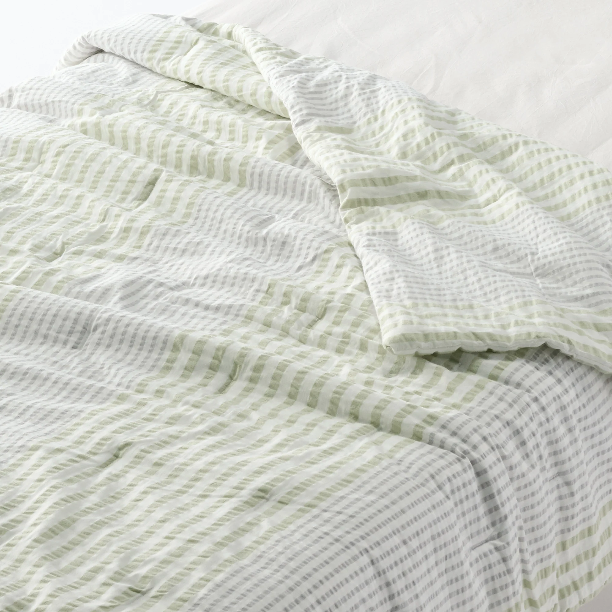 Cotton Seersucker Thin Duvet - Single - Image 8