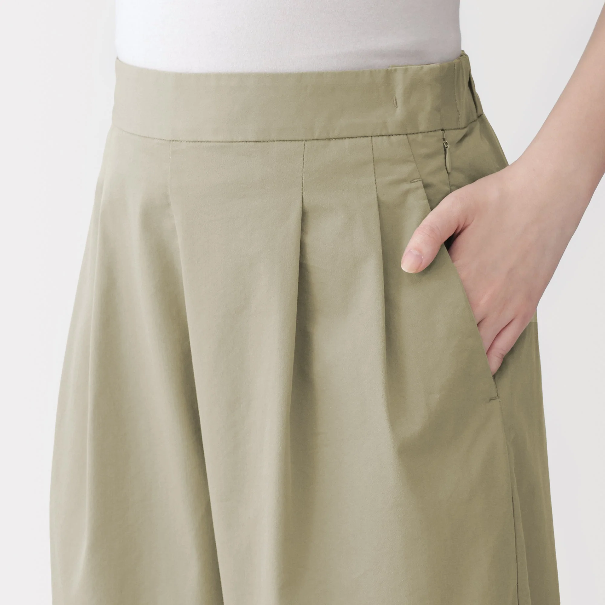 Cotton Twill Wide Tapered Pants - Image 25