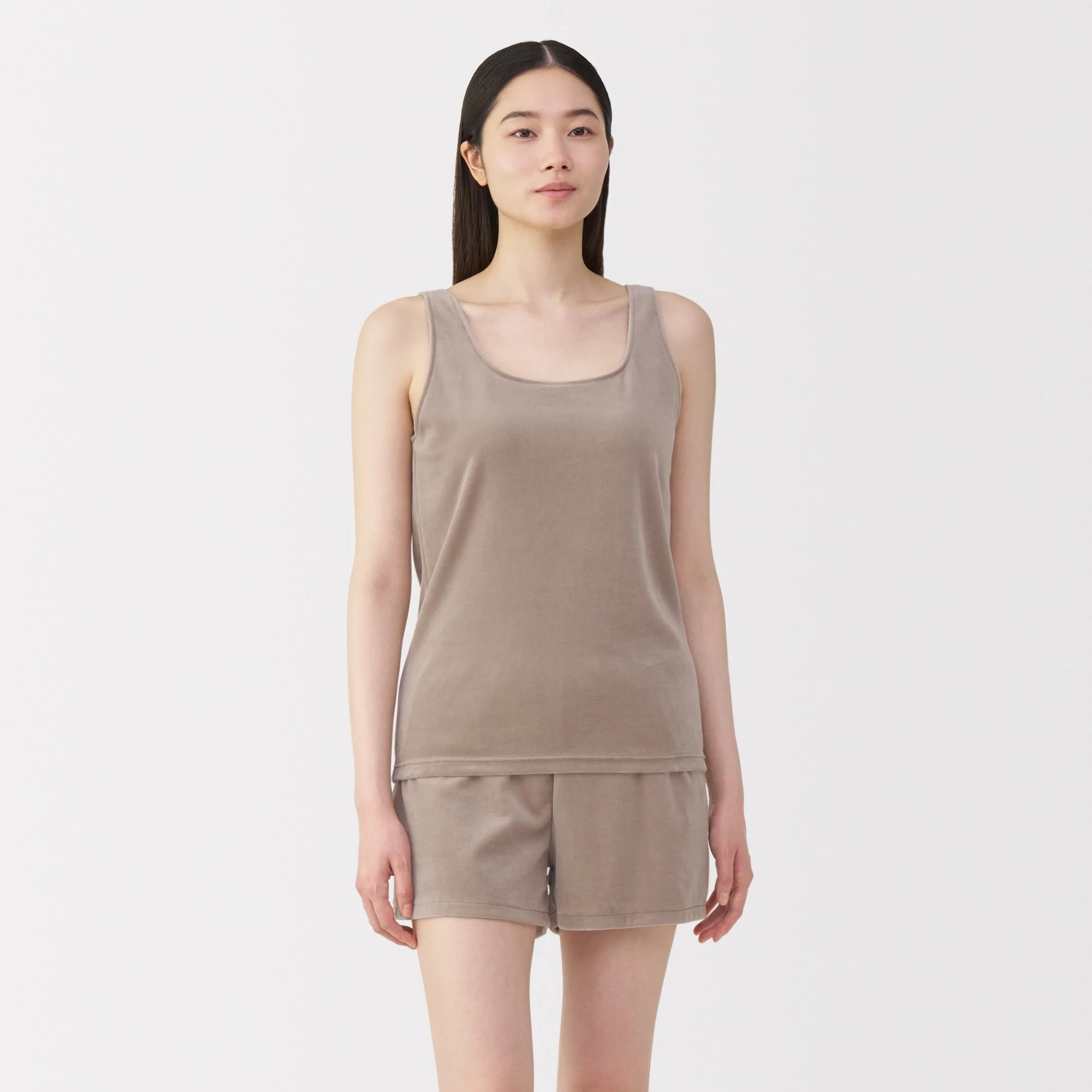 Cotton Velour Tank Top
