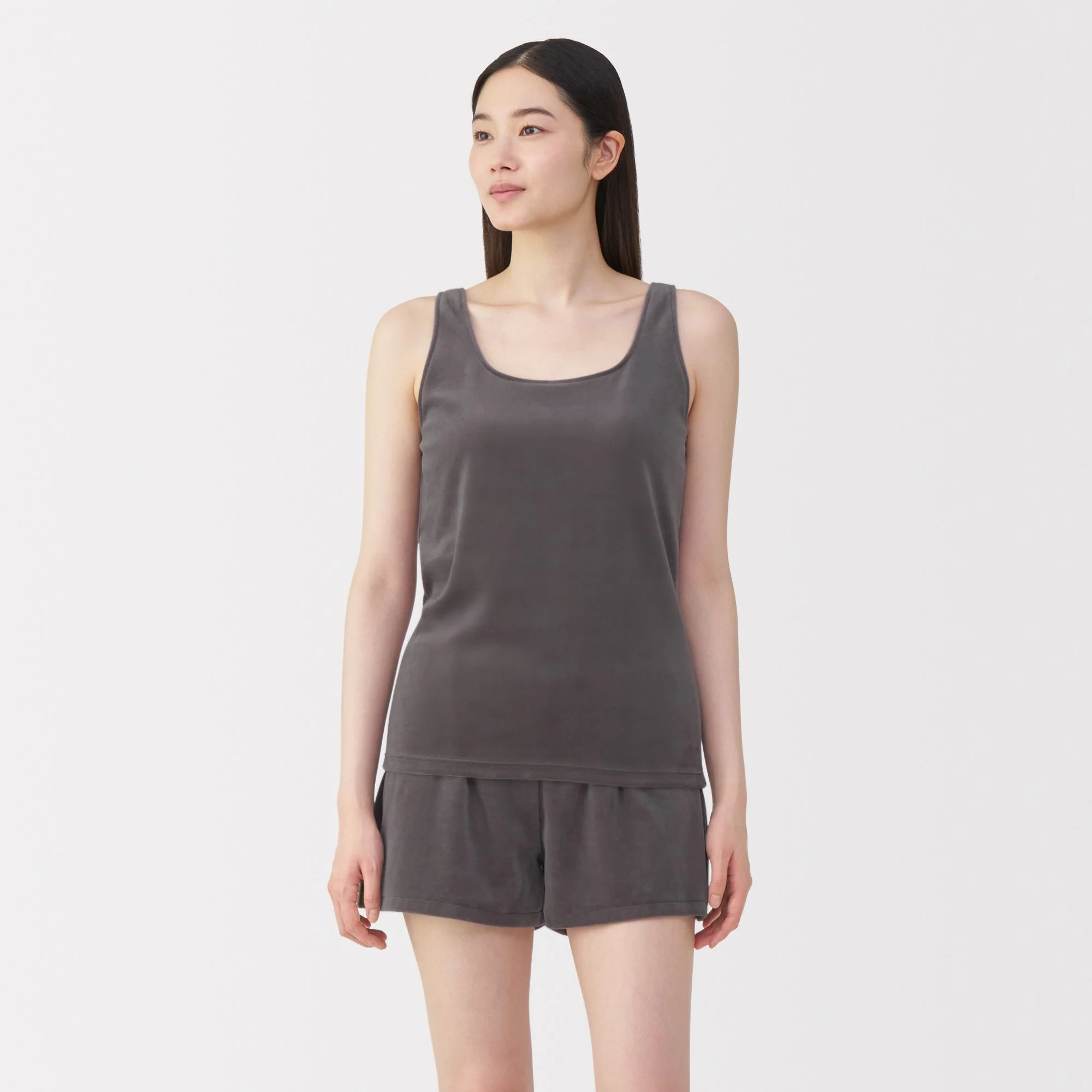 Cotton Velour Tank Top - Image 10