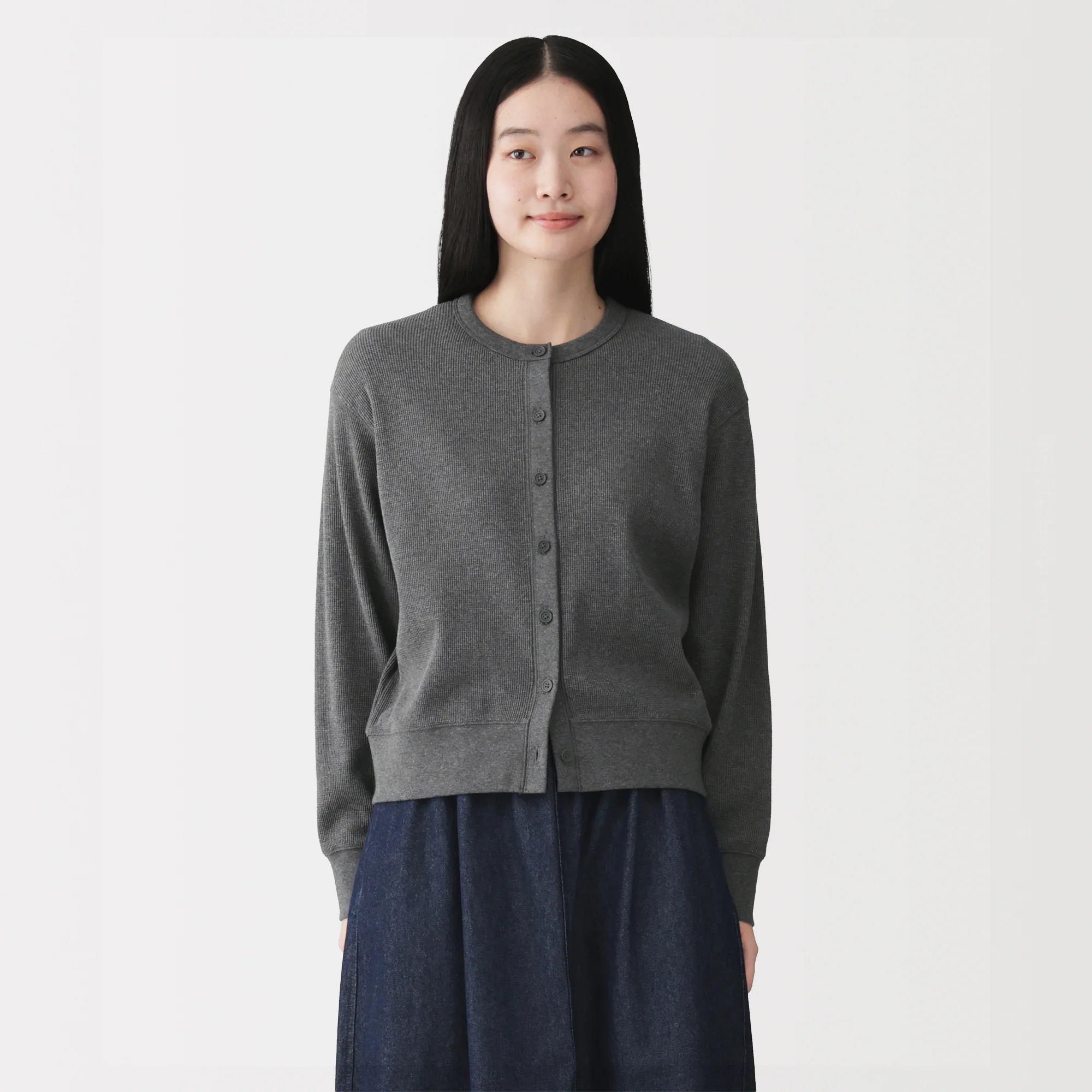 Cotton Waffle Cardigan - Image 17