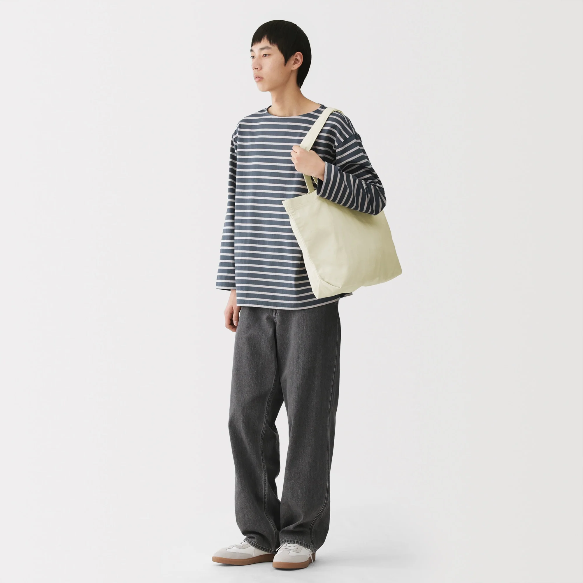 Cotton Wide Tote Bag