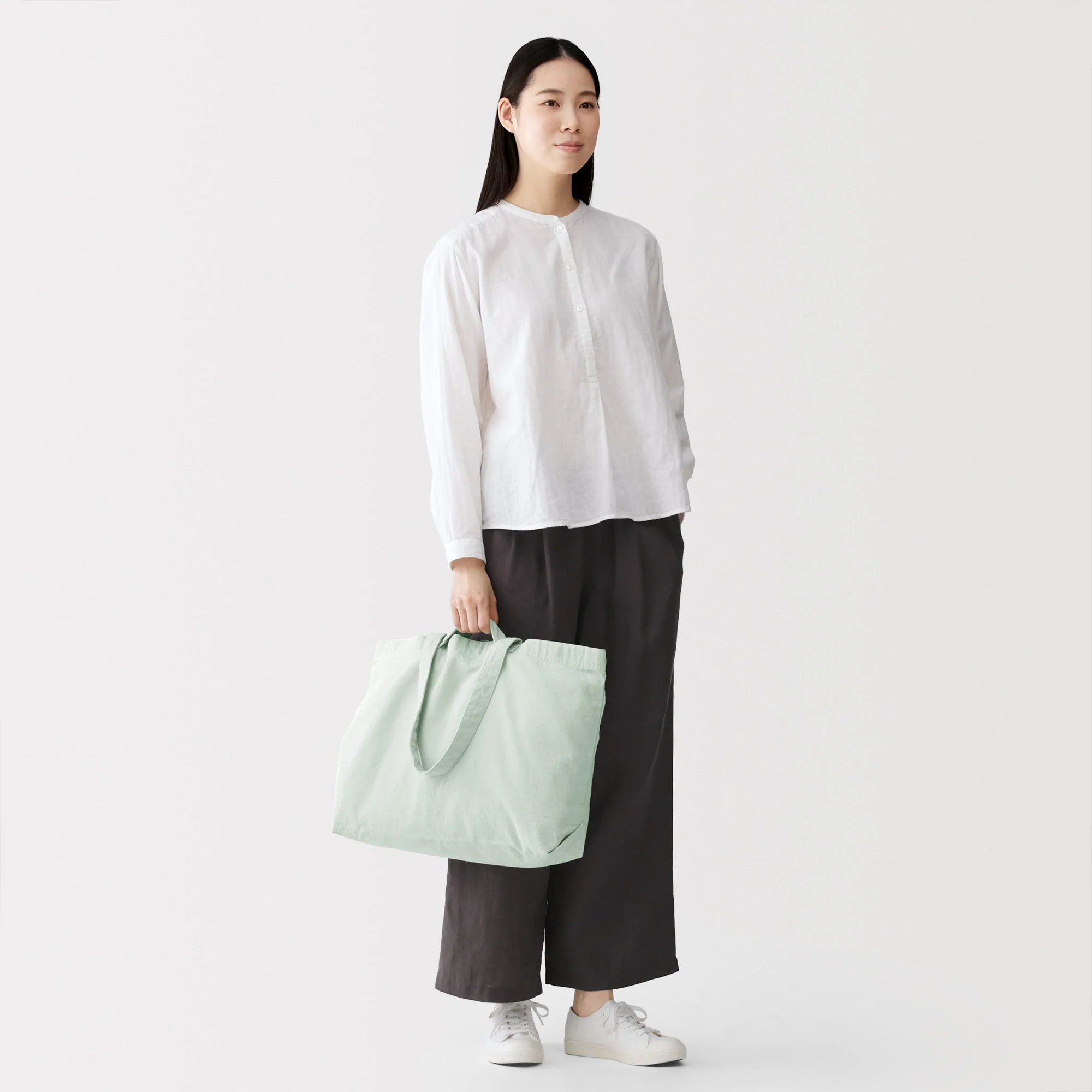 Cotton Wide Tote Bag - Image 12