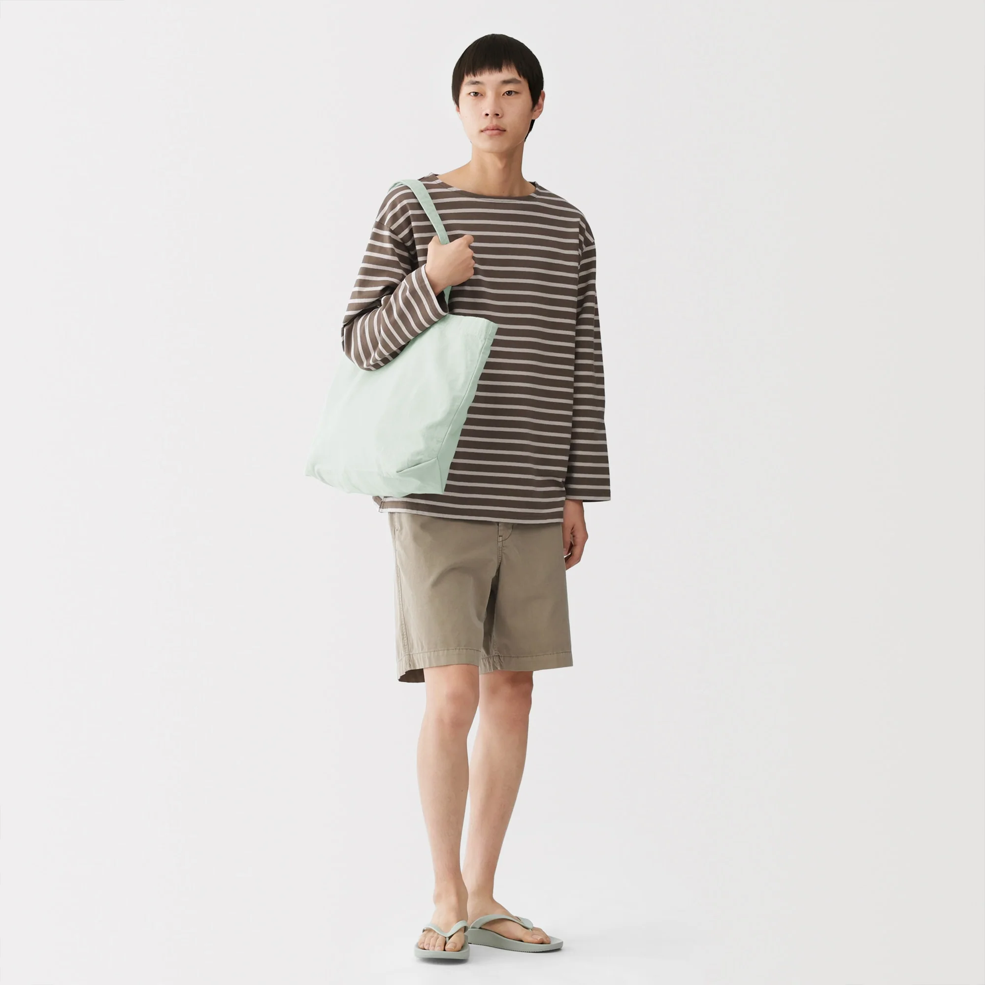 Cotton Wide Tote Bag - Image 13