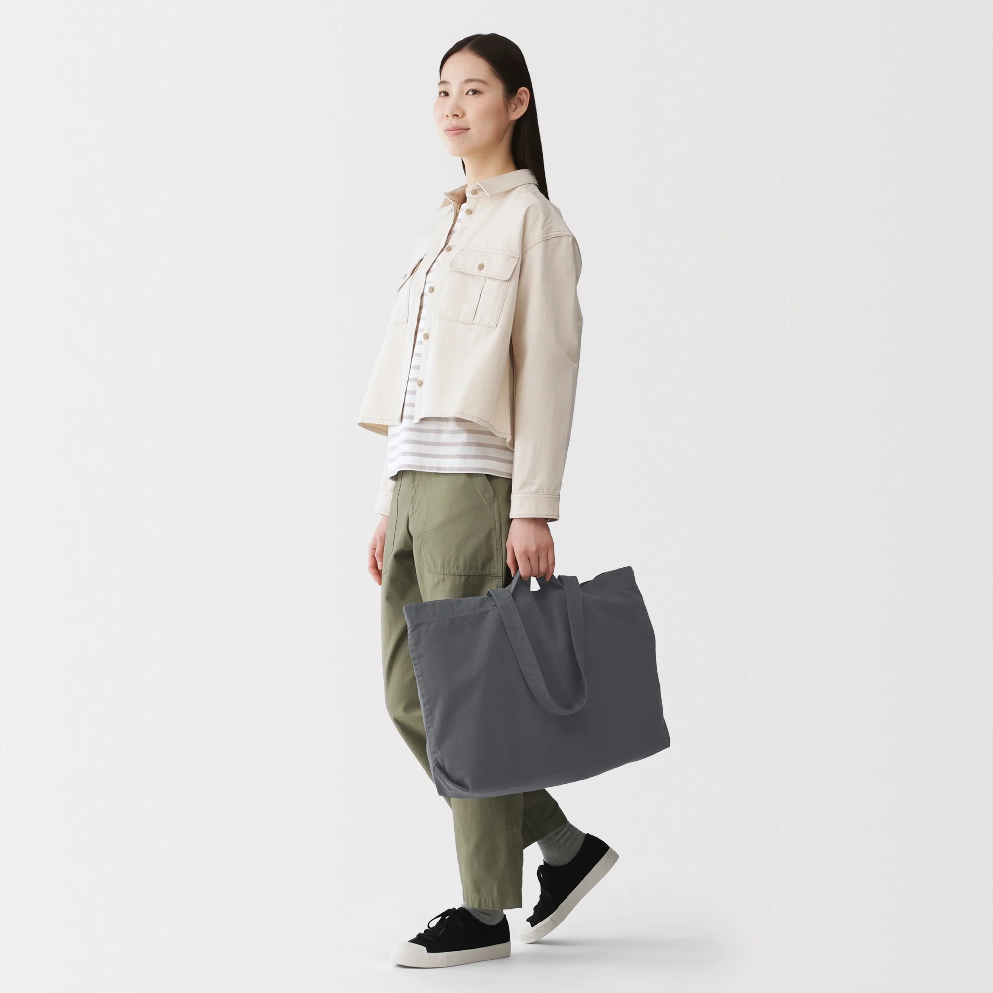 Cotton Wide Tote Bag - Image 20