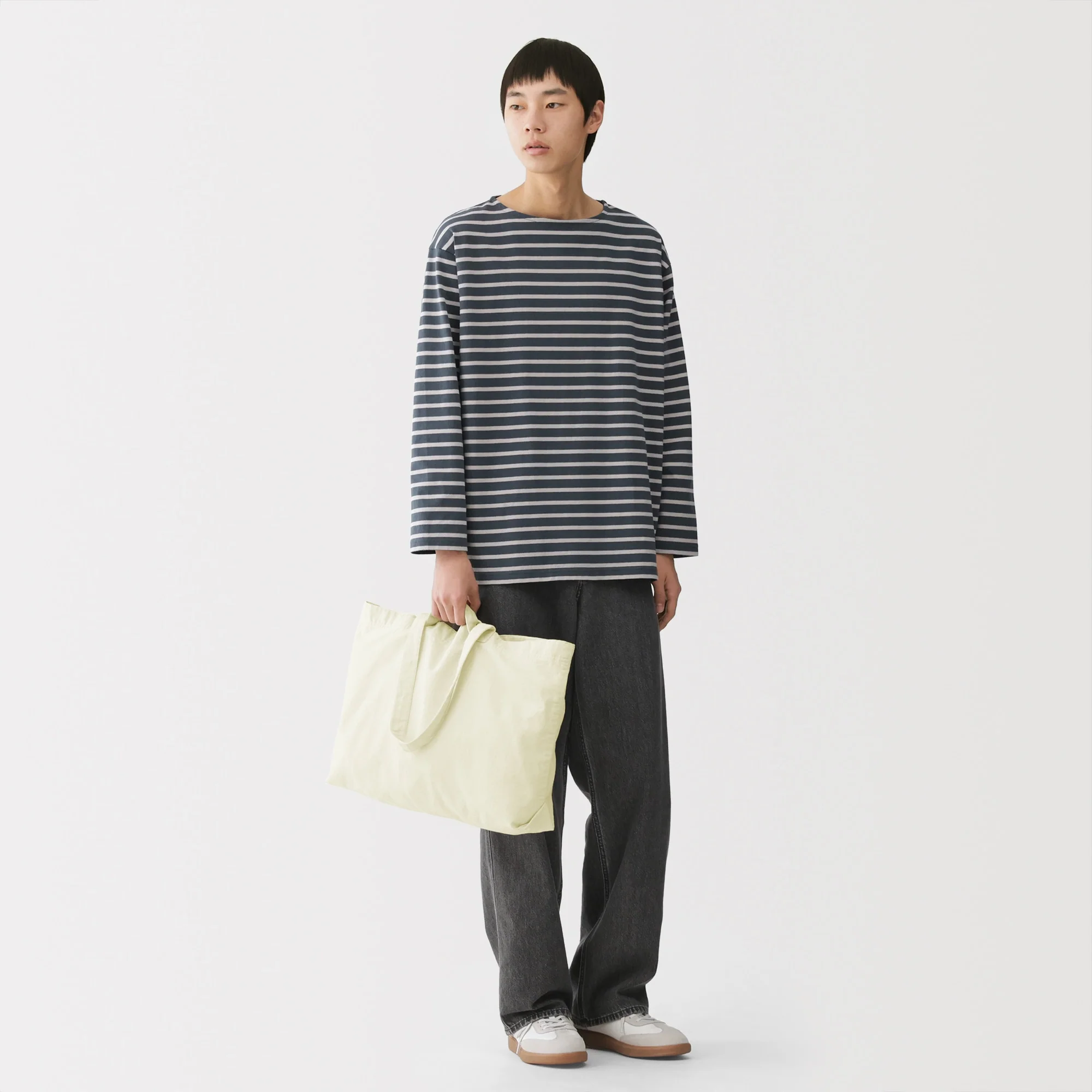 Cotton Wide Tote Bag - Image 6