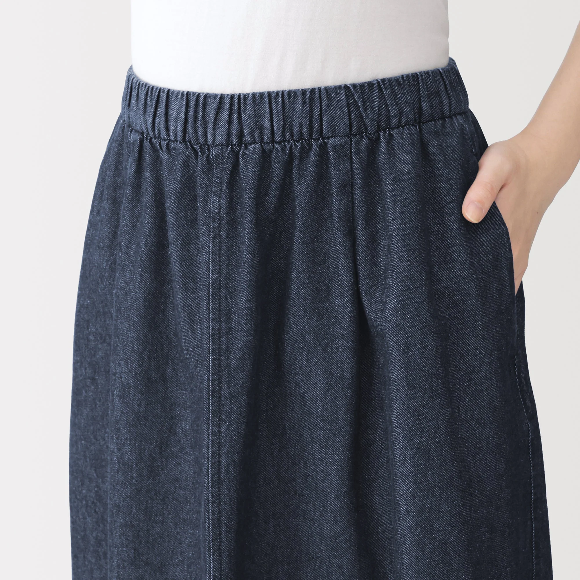 Denim Easy Skirt - Image 7