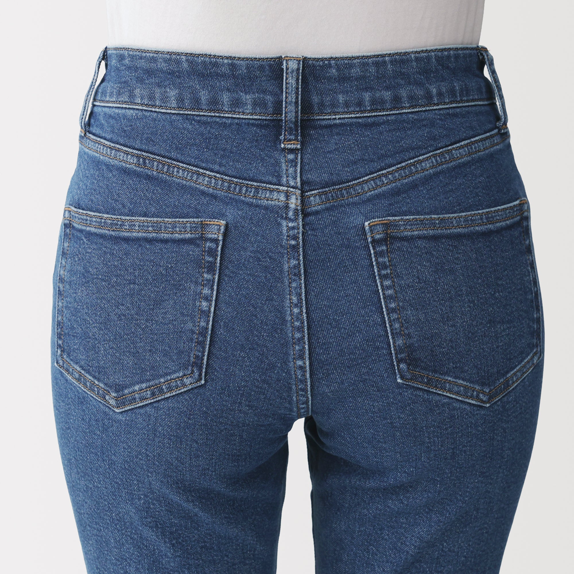 Denim Slim Straight Pants - Image 8