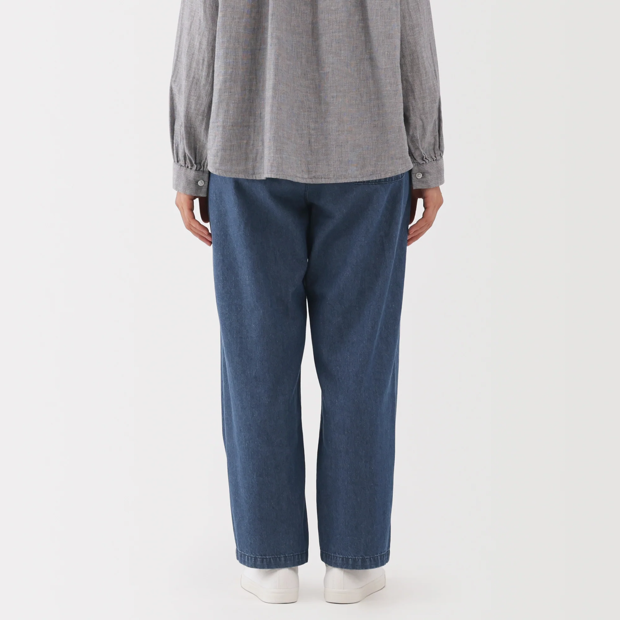 Denim Tapered Trousers - Image 6