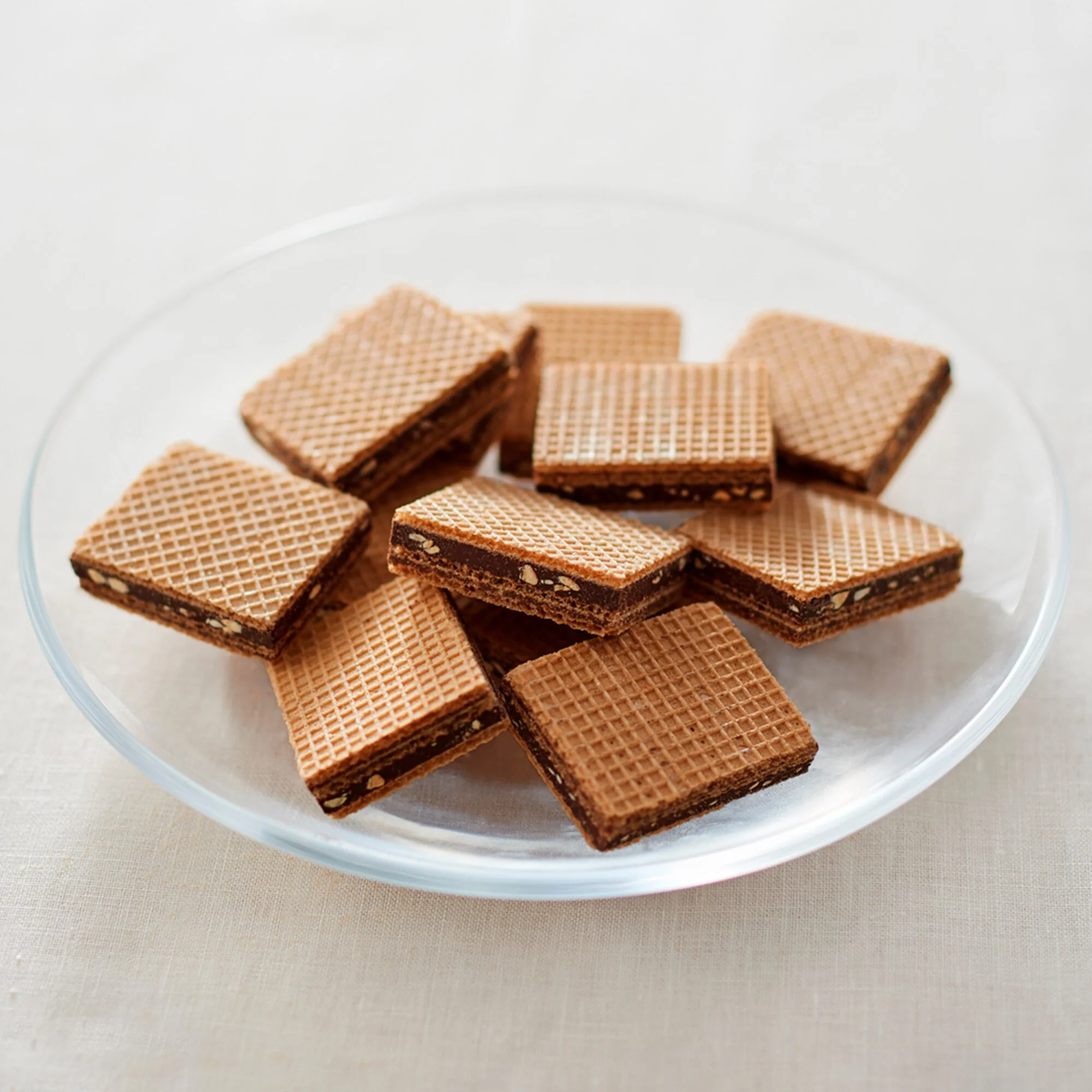 Double Chocolate Cream Wafers with Peanuts