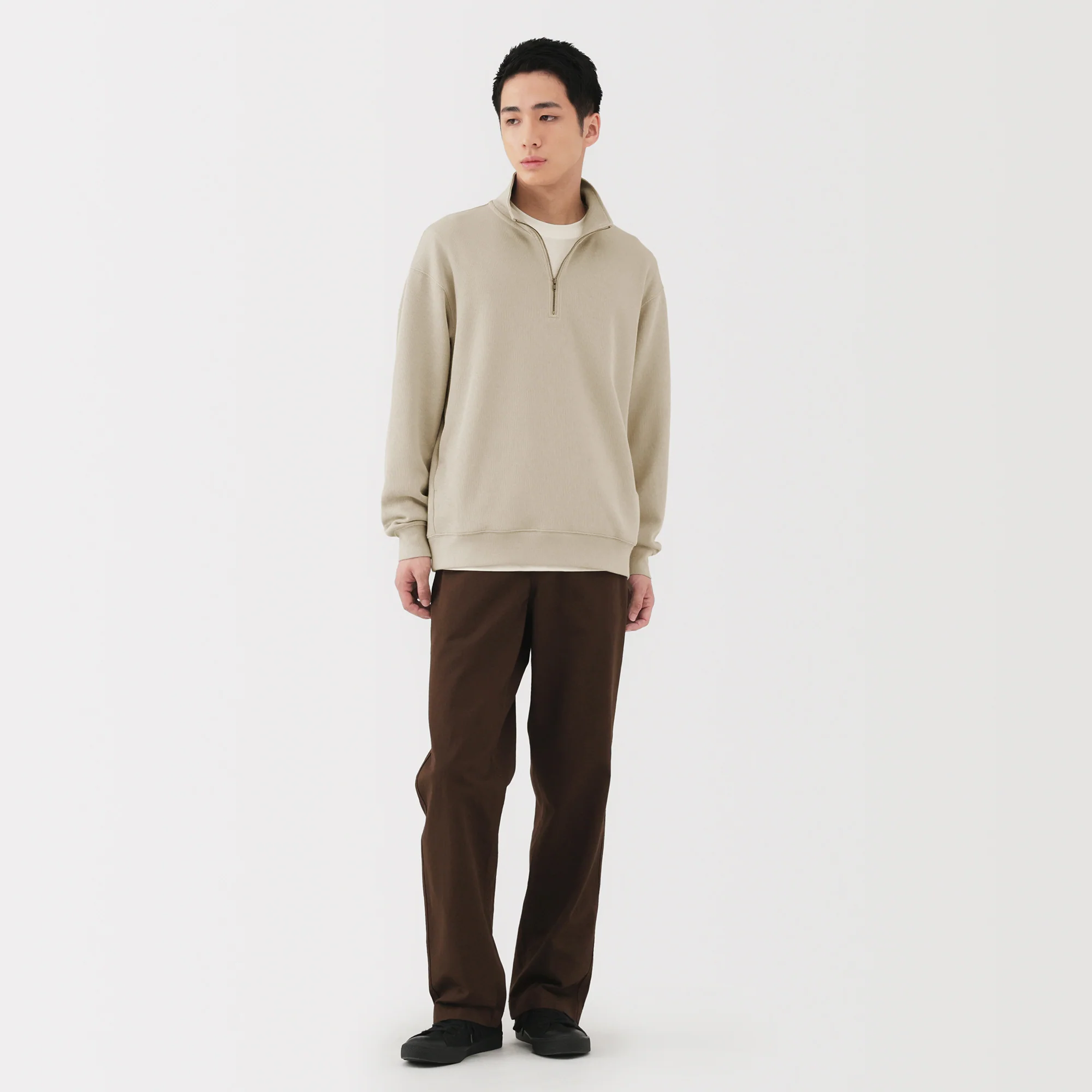 Double Knit Half-Zip Pullover - Image 22