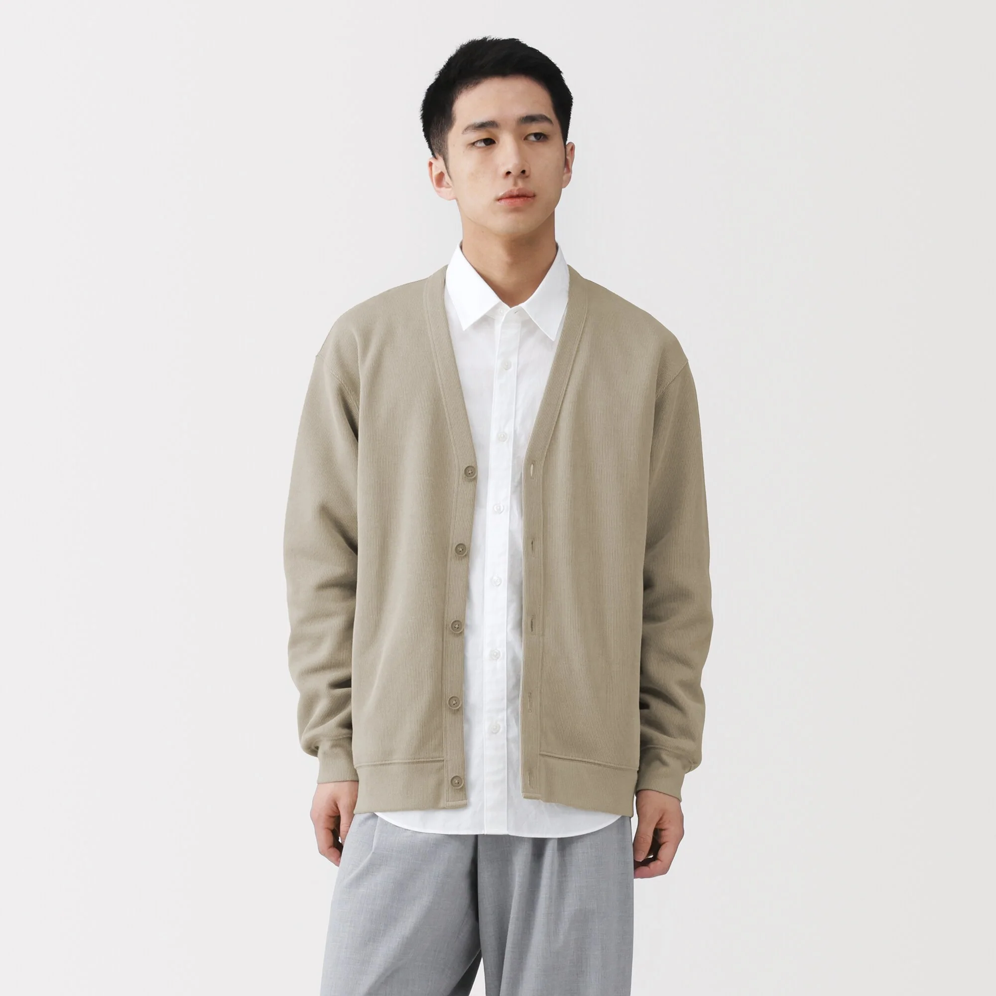 Double Knit V-Neck Cardigan - Image 12