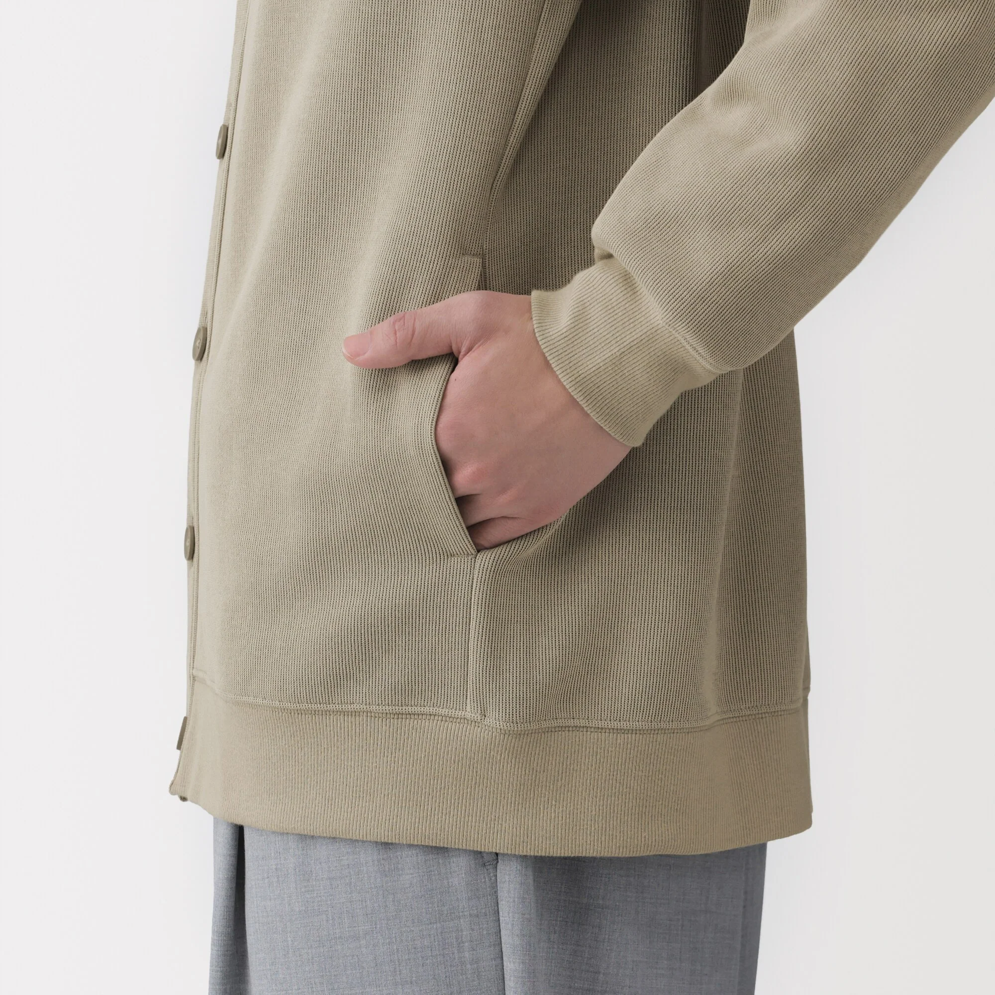 Double Knit V-Neck Cardigan - Image 17